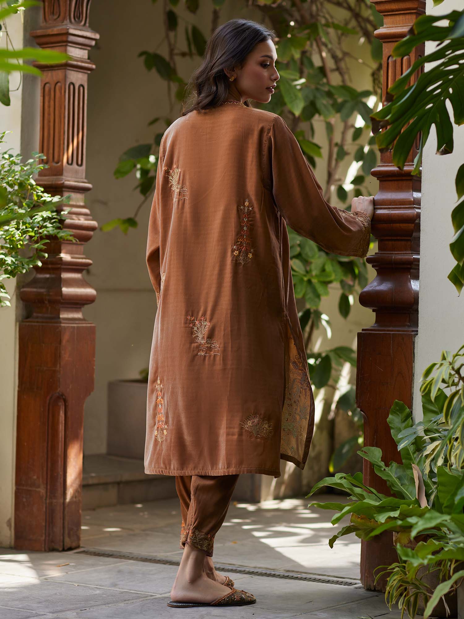 2-Piece Embroidered Set