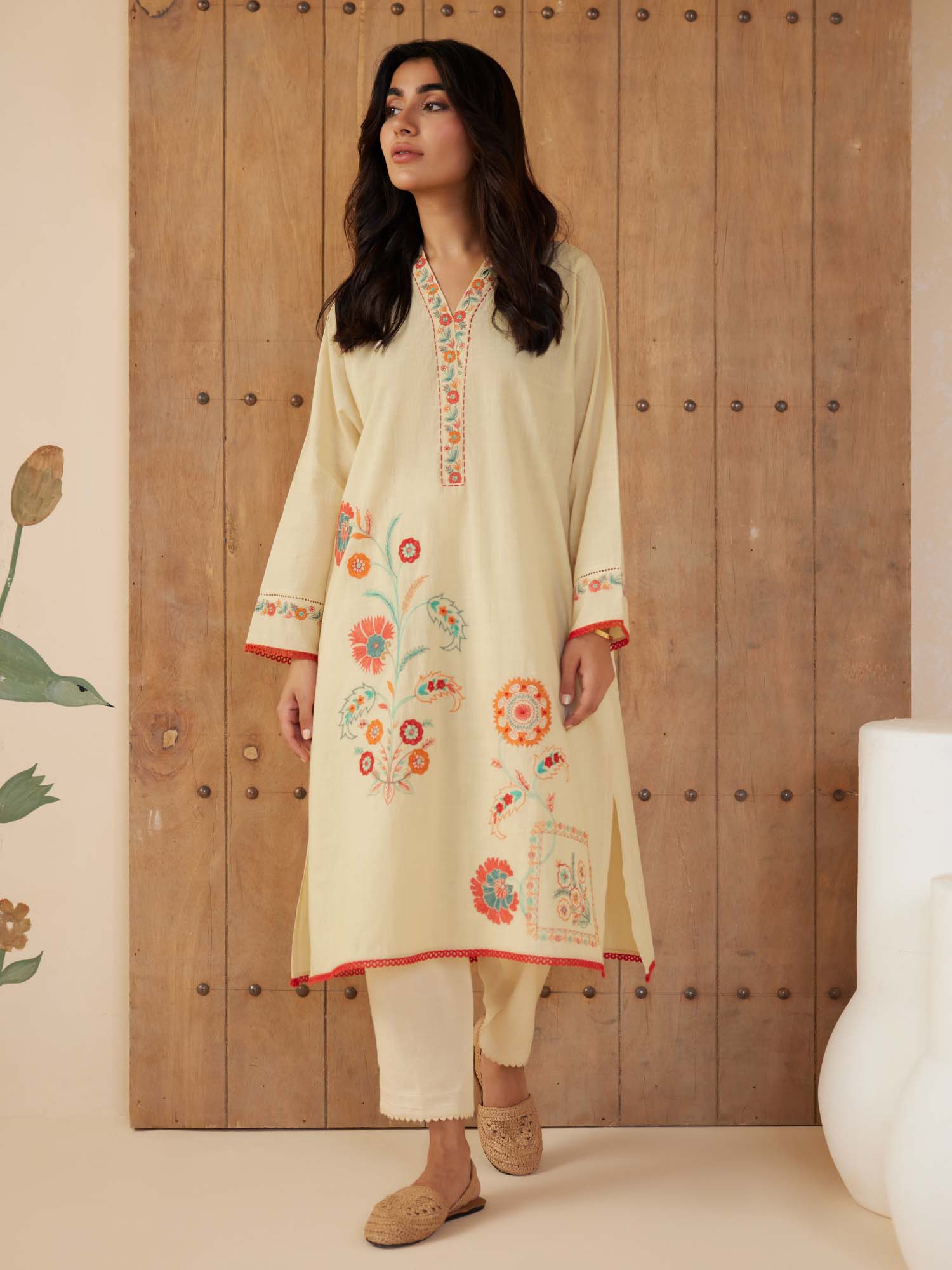 Embroidered Kurta