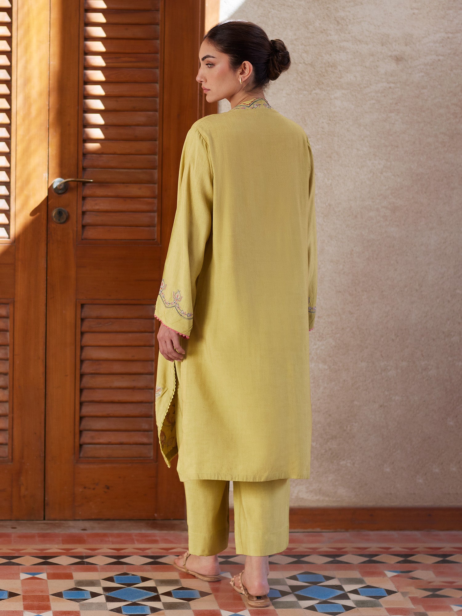 2-Piece Embroidered Set