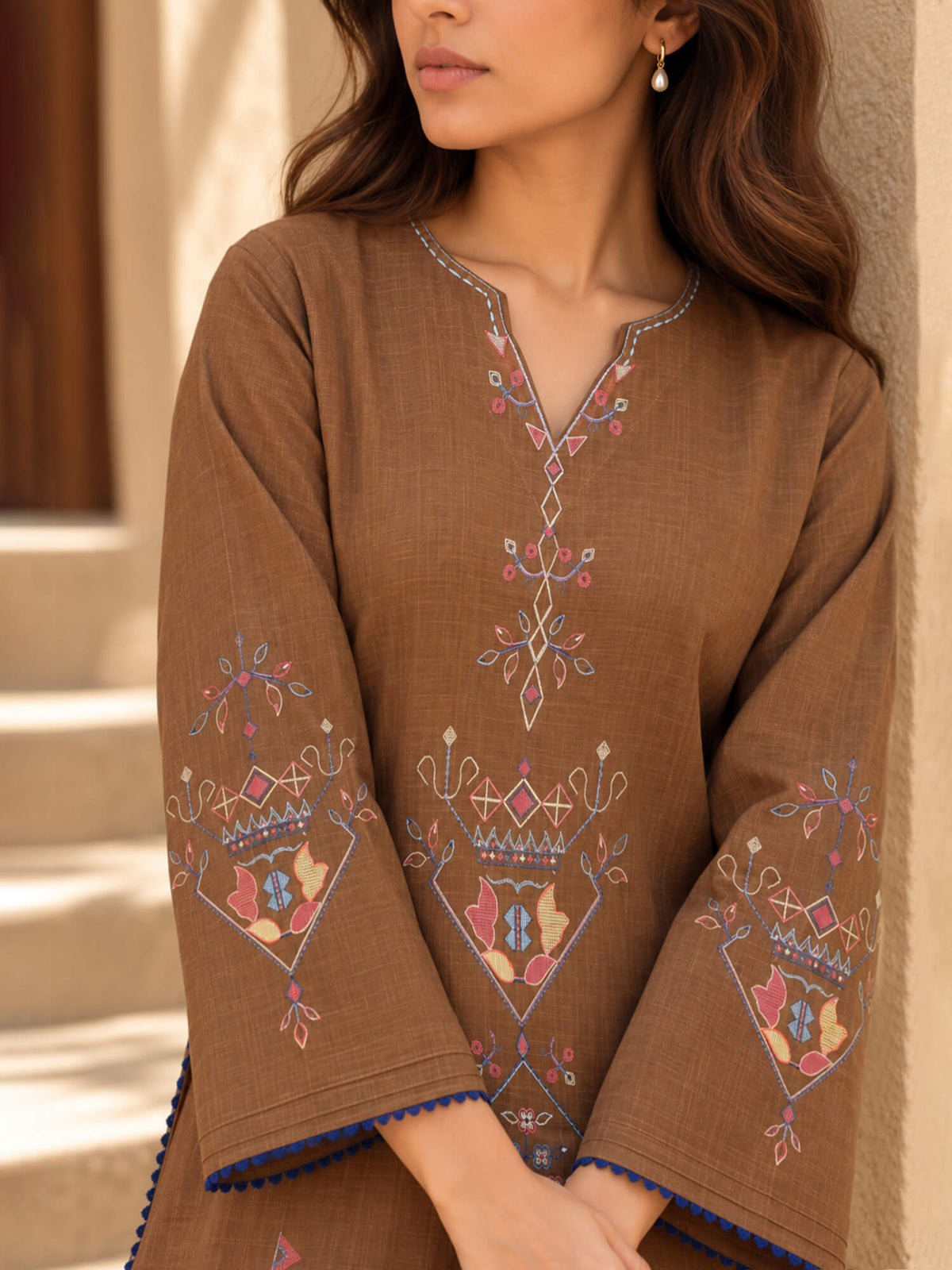 Embroidered Co-ord Set