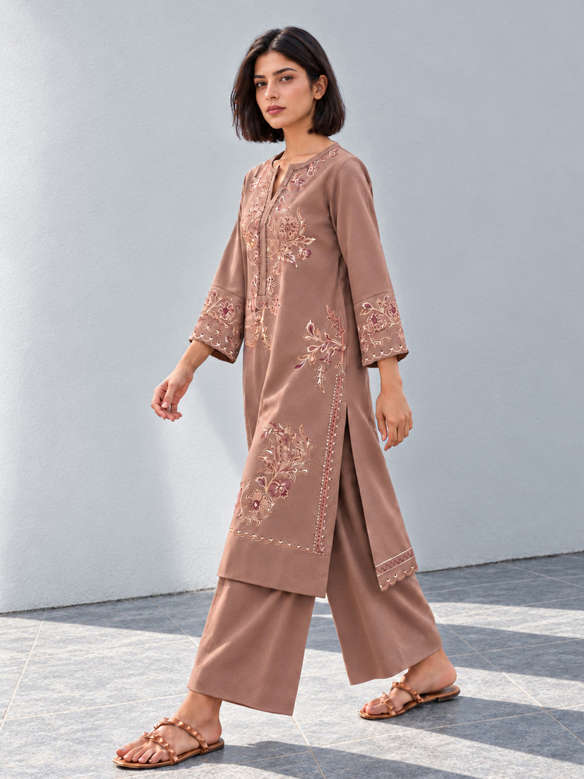Embroidered Co-ord Set