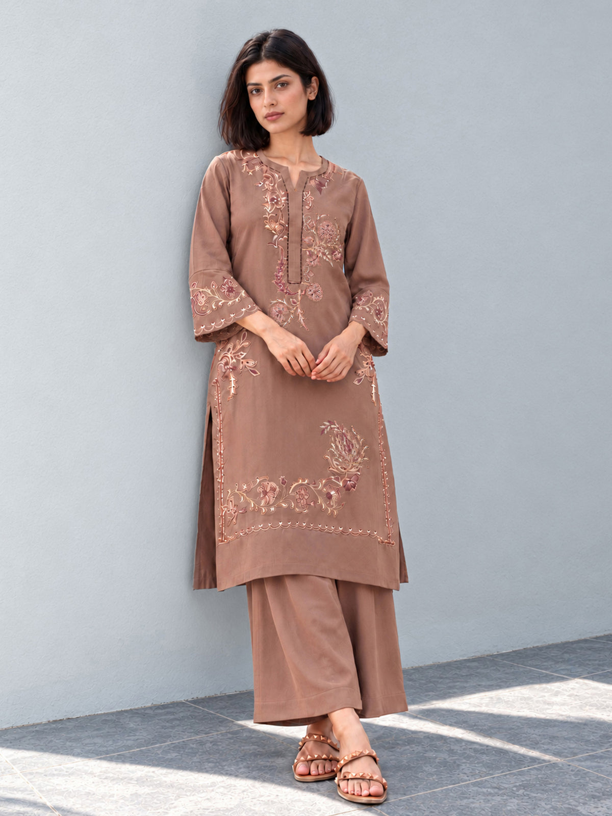 Embroidered Co-ord Set