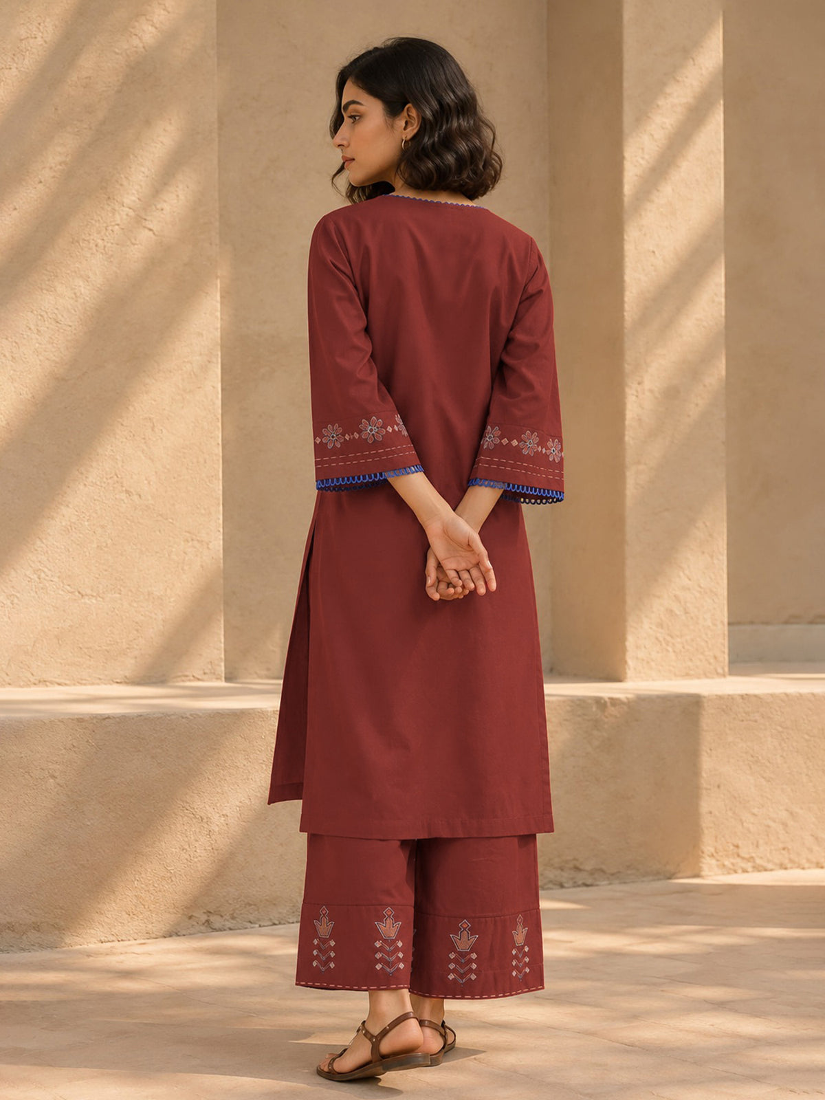 Embroidered Co-ord Set