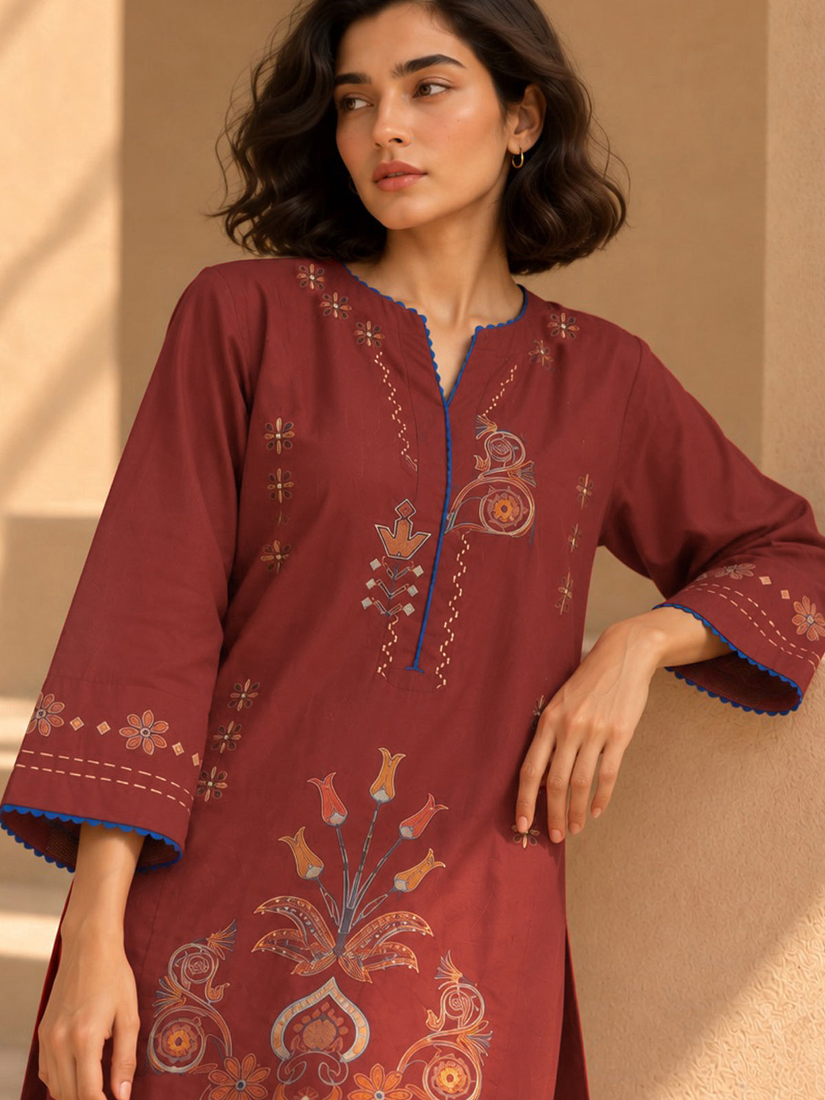 Embroidered Co-ord Set