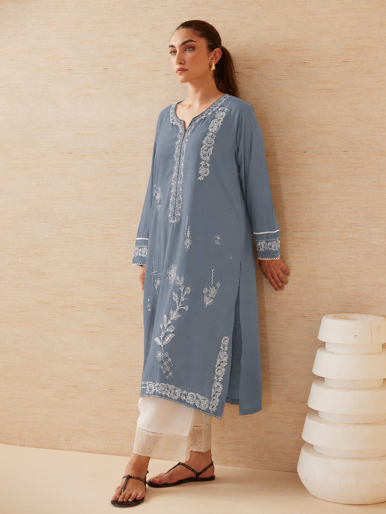 Embroidered Kurta
