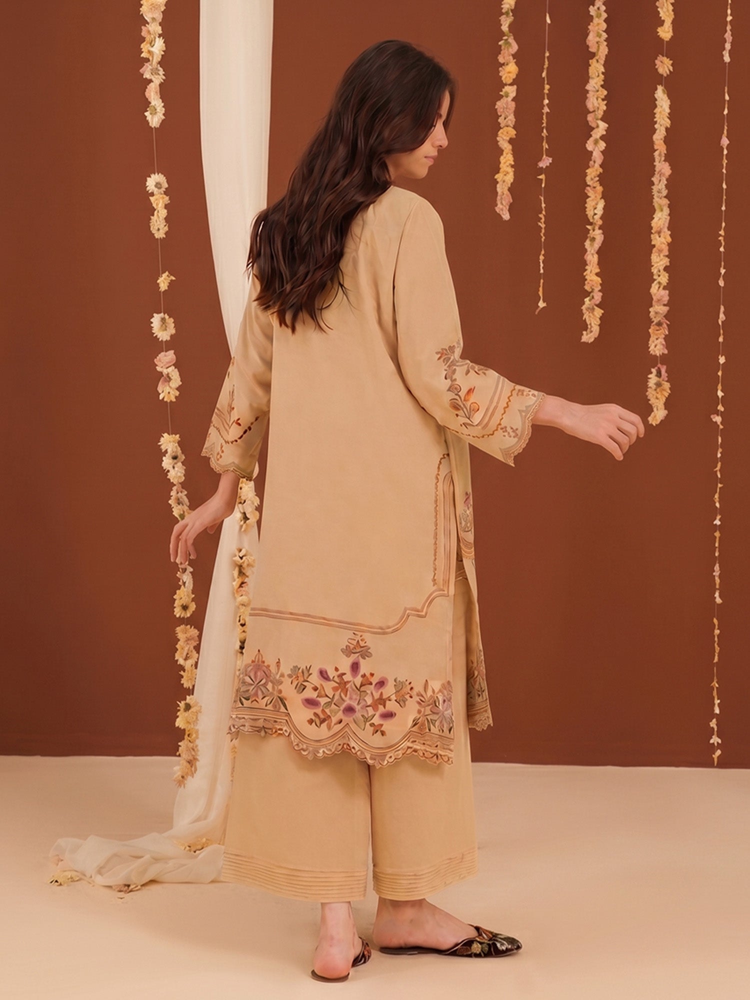 2-Piece Embroidered Set