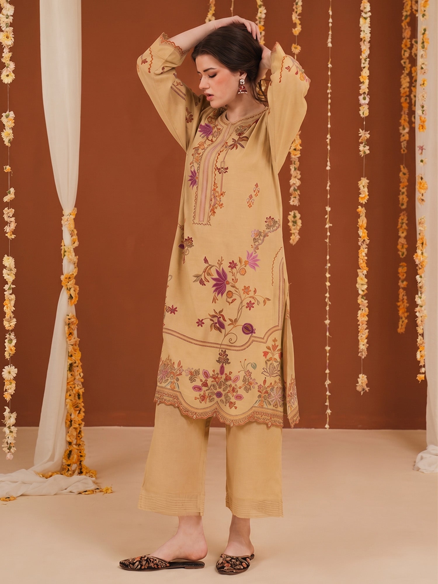 2-Piece Embroidered Set
