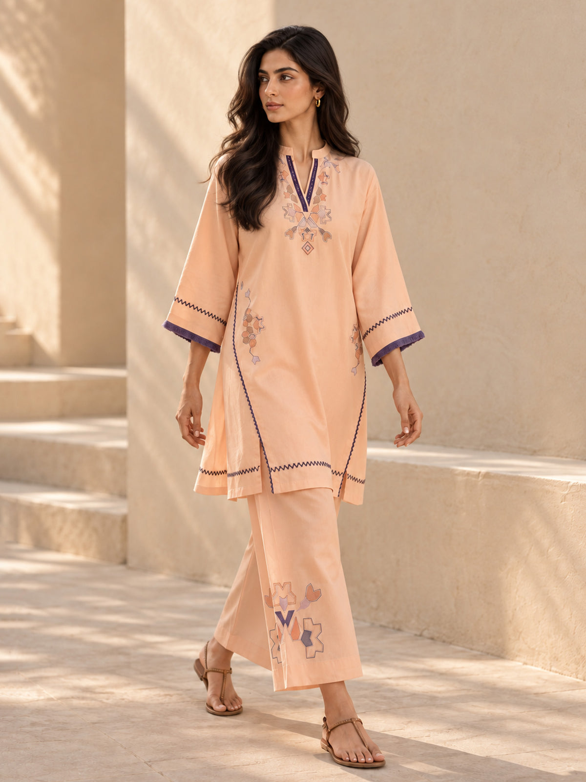 Embroidered Co-ord Set