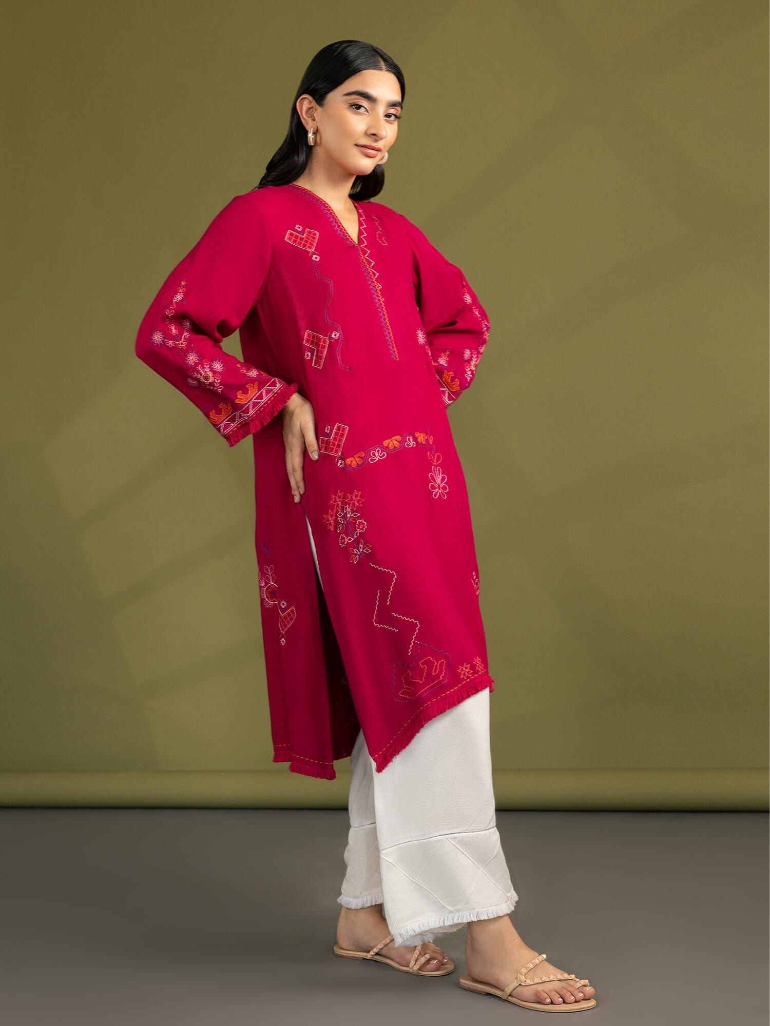 Embroidered Kurta