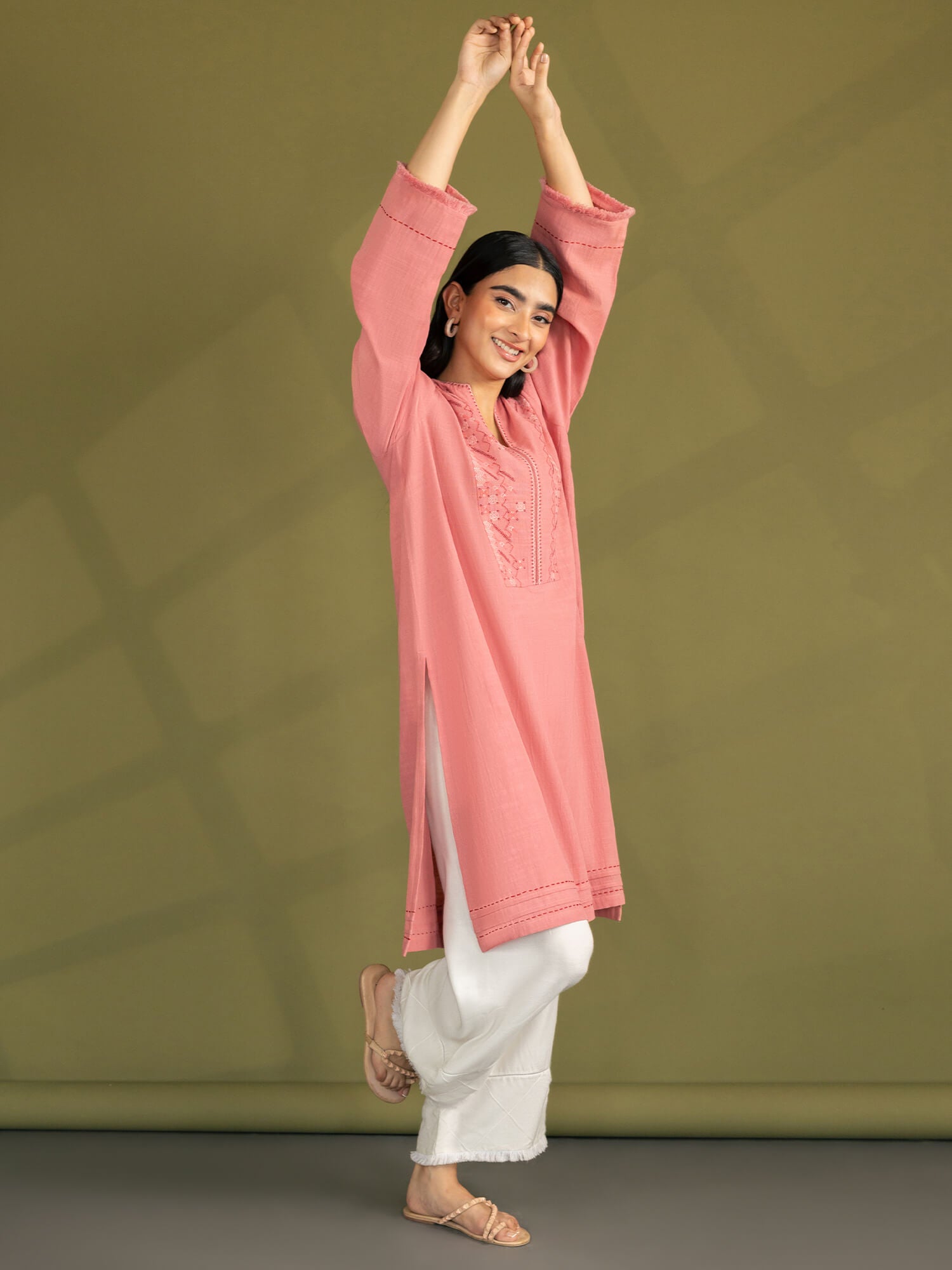 Embroidered Kurta