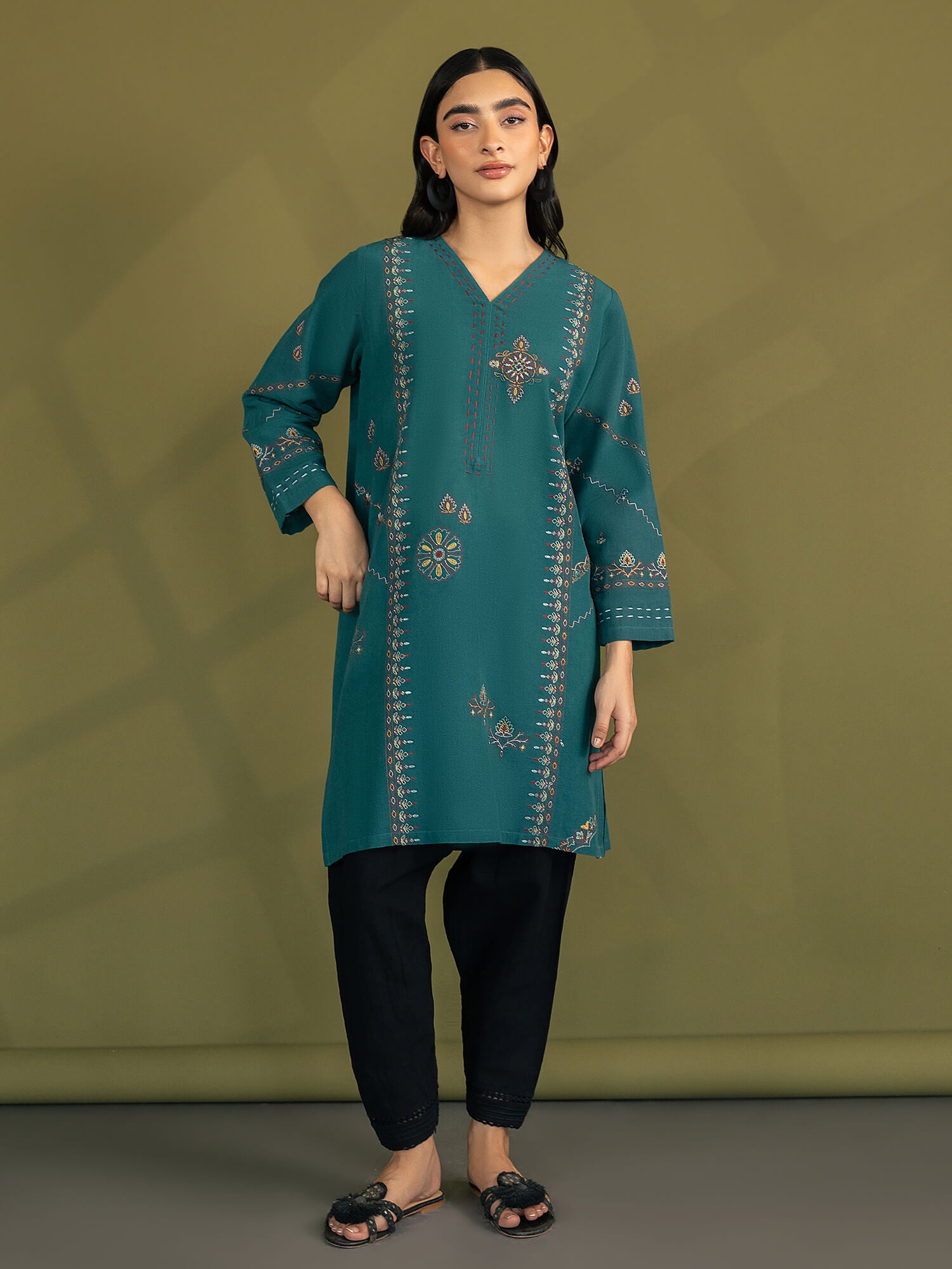 Embroidered Kurta