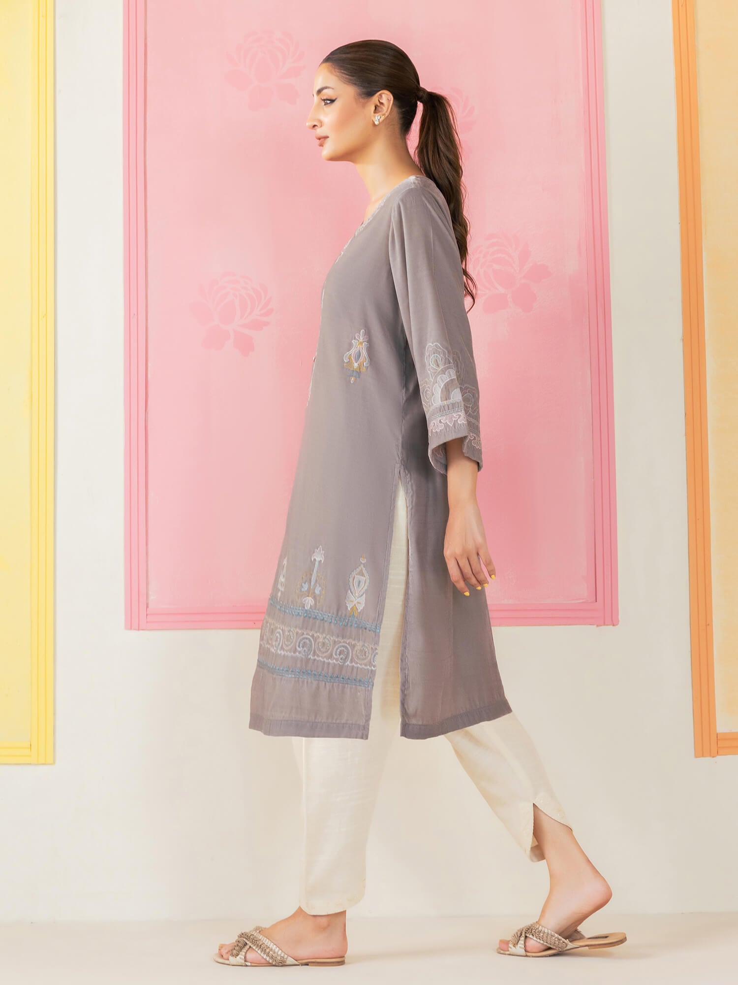 Embroidered Kurta