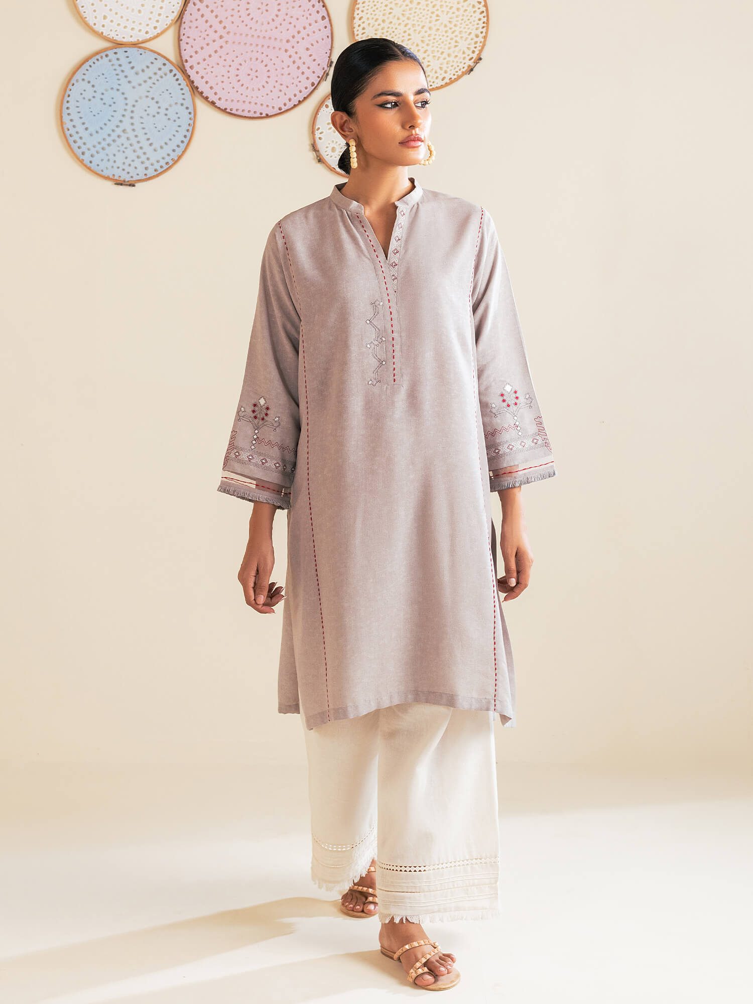 Embroidered Kurta