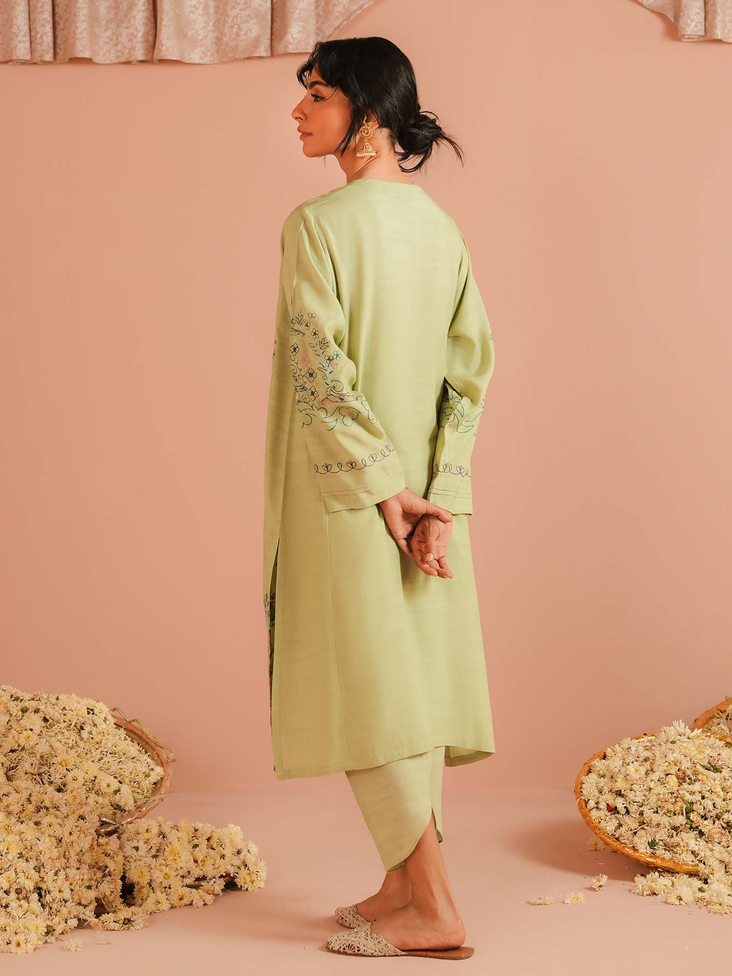 2-Piece Embroidered Set