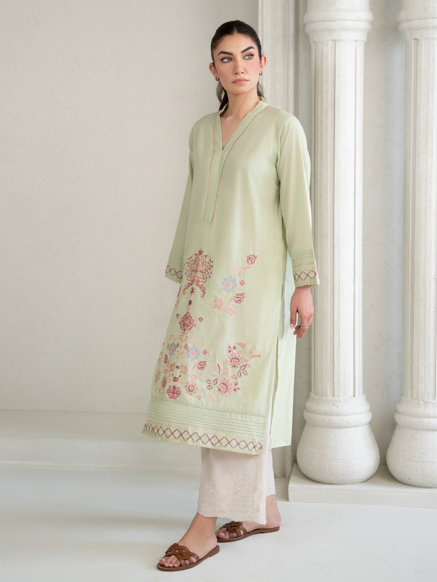 Embroidered Kurta