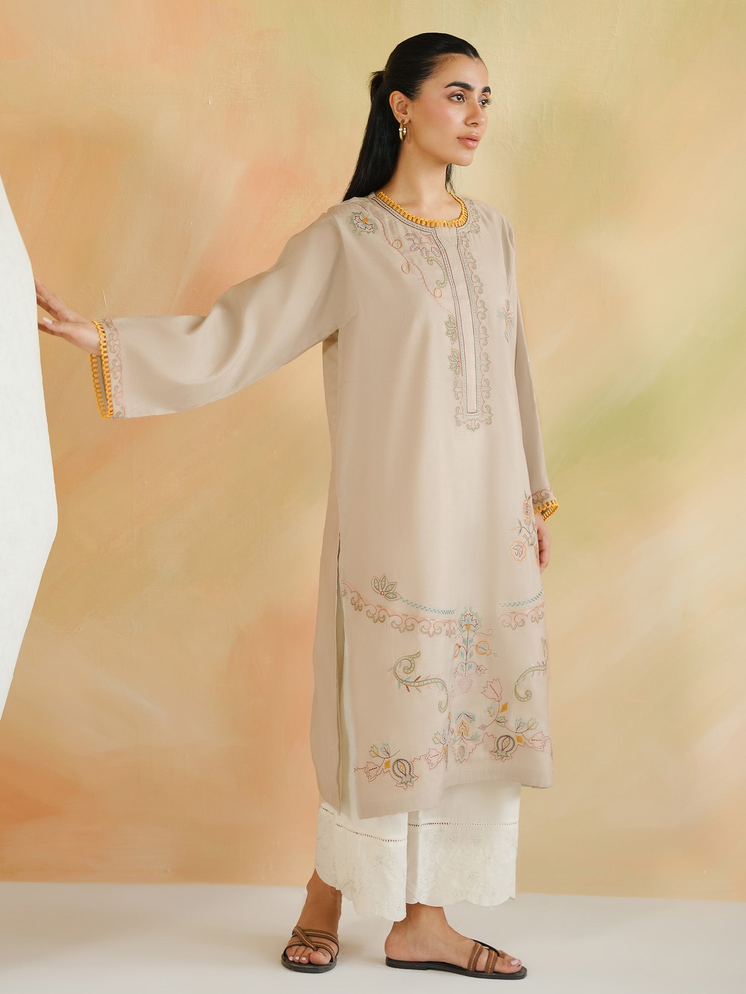 Embroidered Kurta