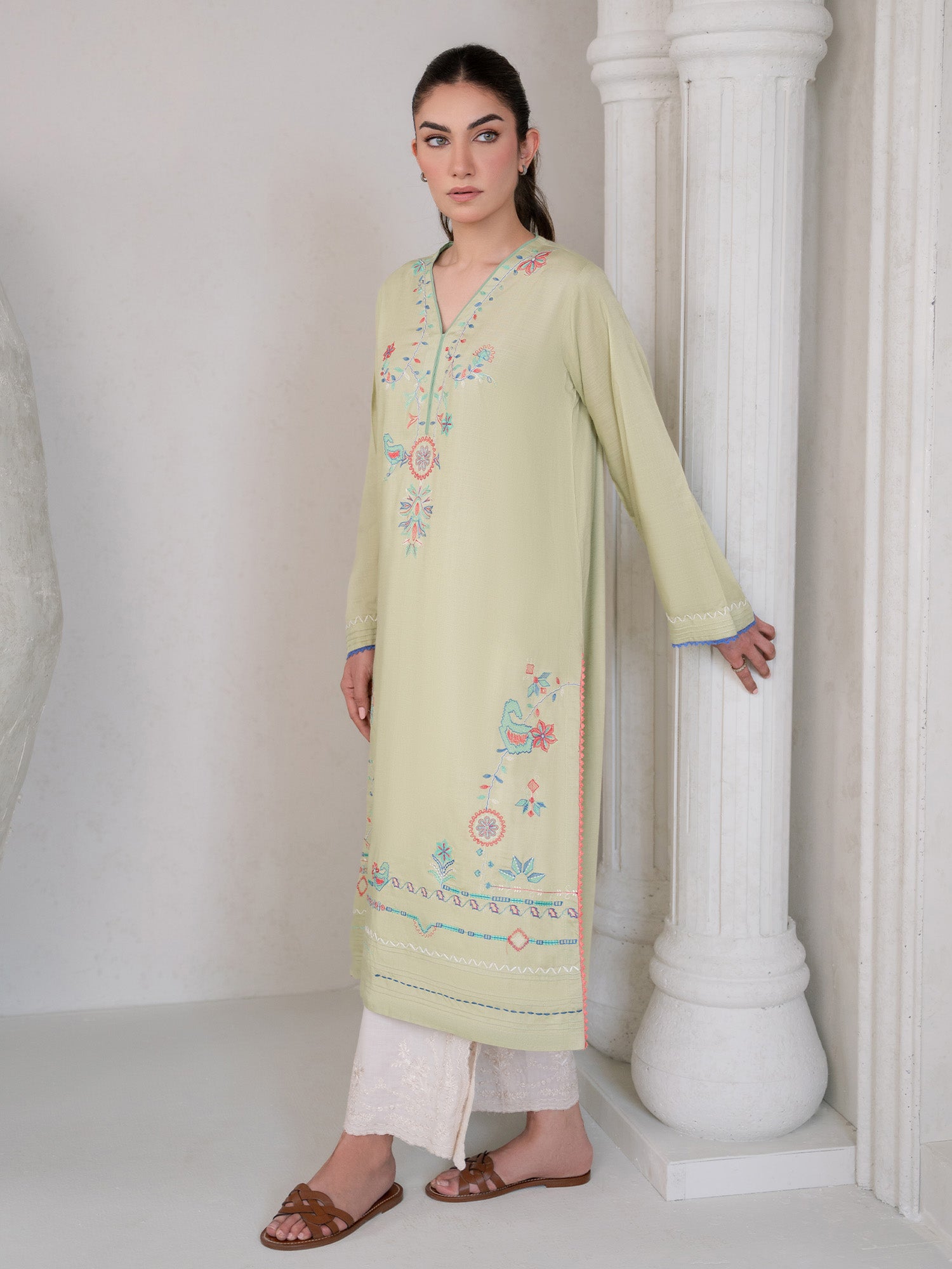 Embroidered Kurta