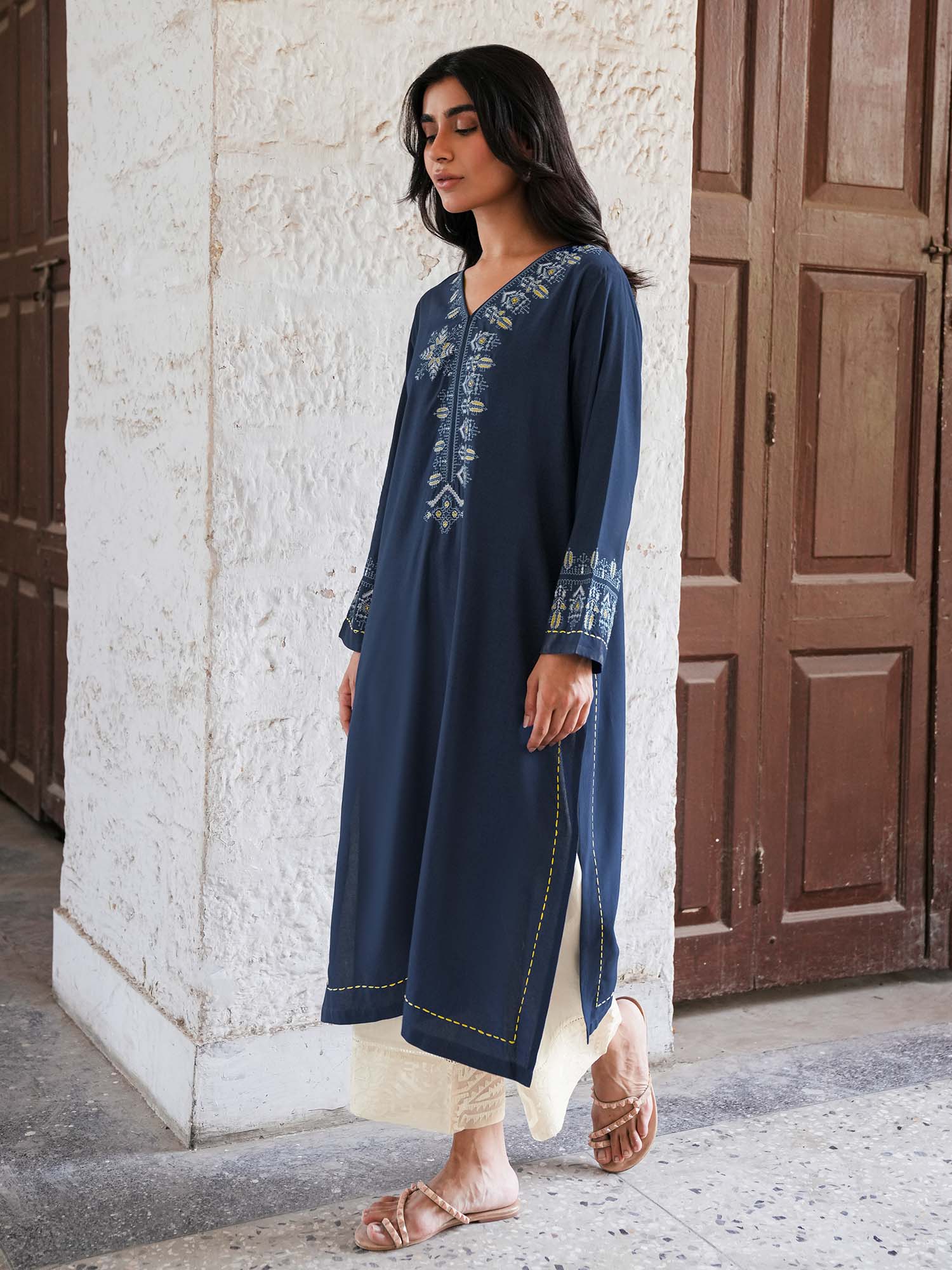 Embroidered Kurta