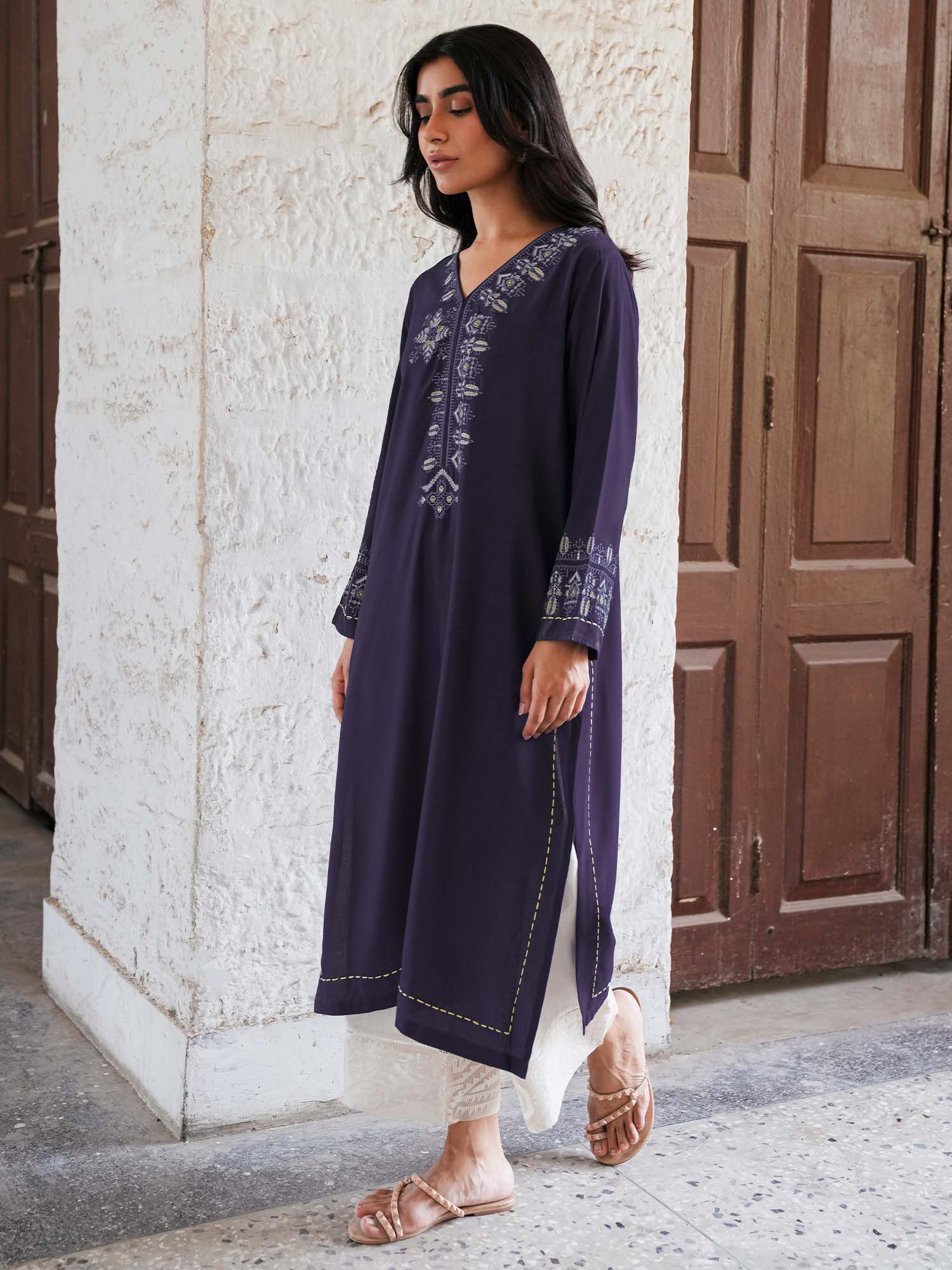 Embroidered Kurta
