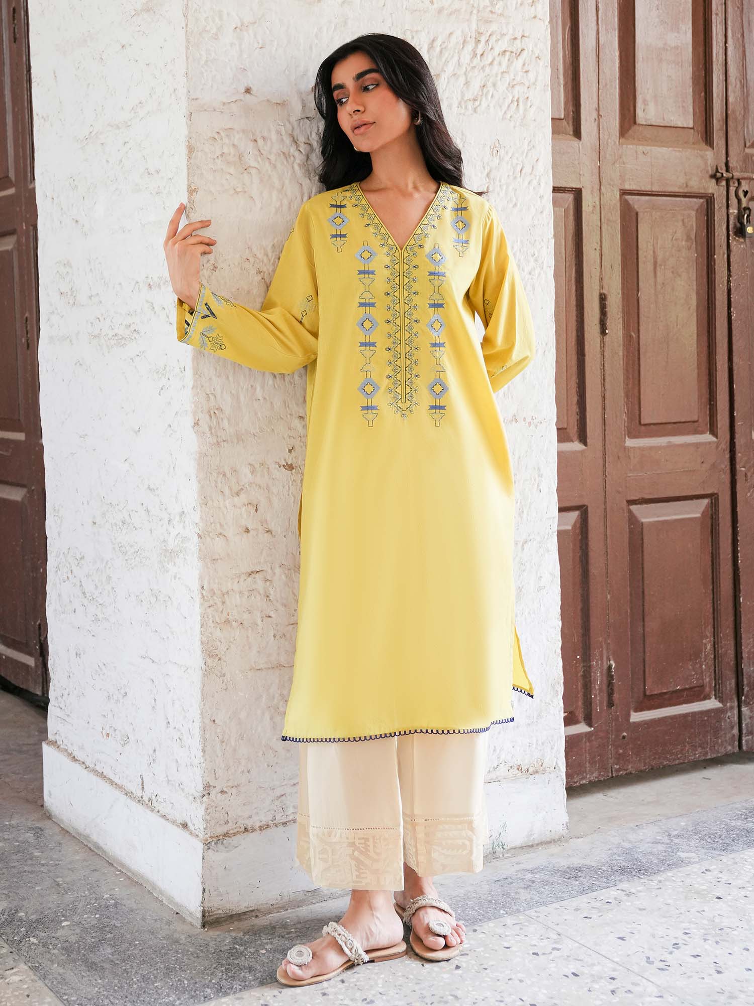 Embroidered Kurta