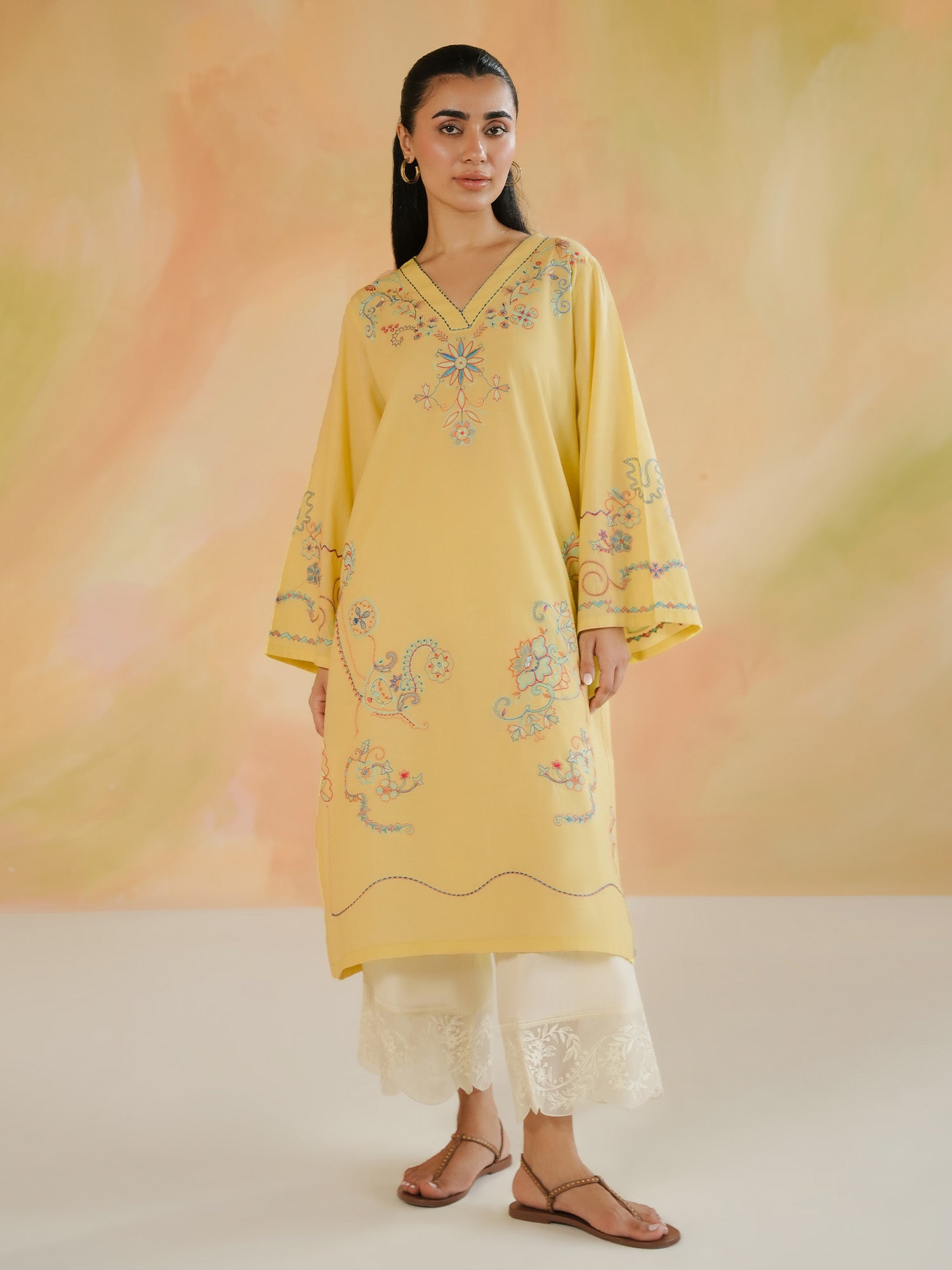 Embroidered Kurta