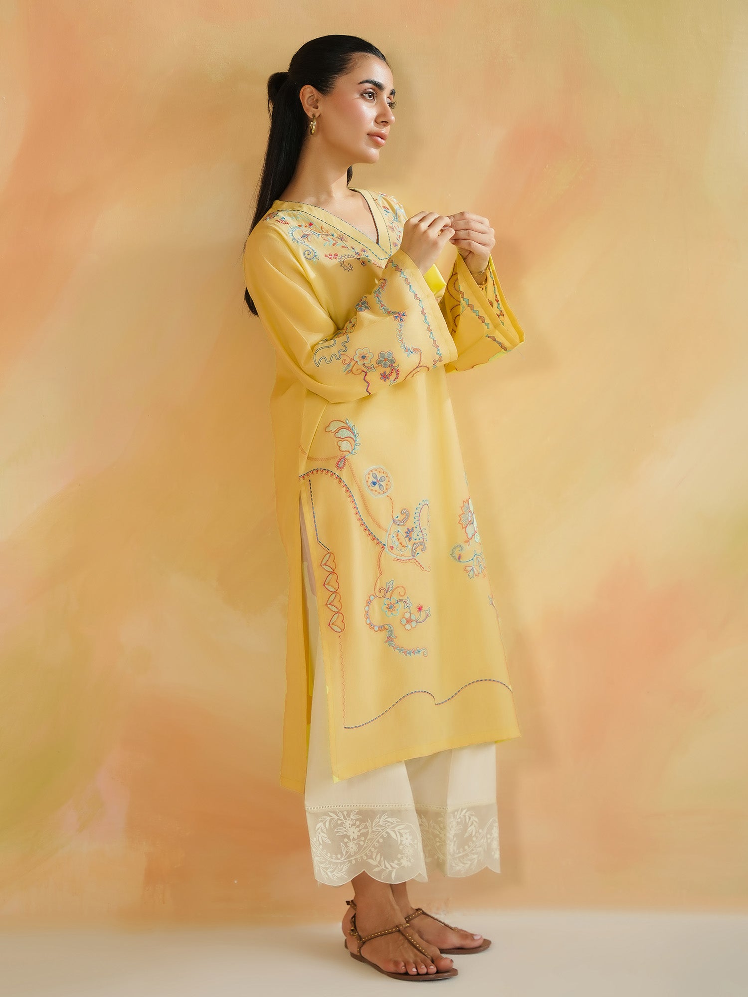 Embroidered Kurta