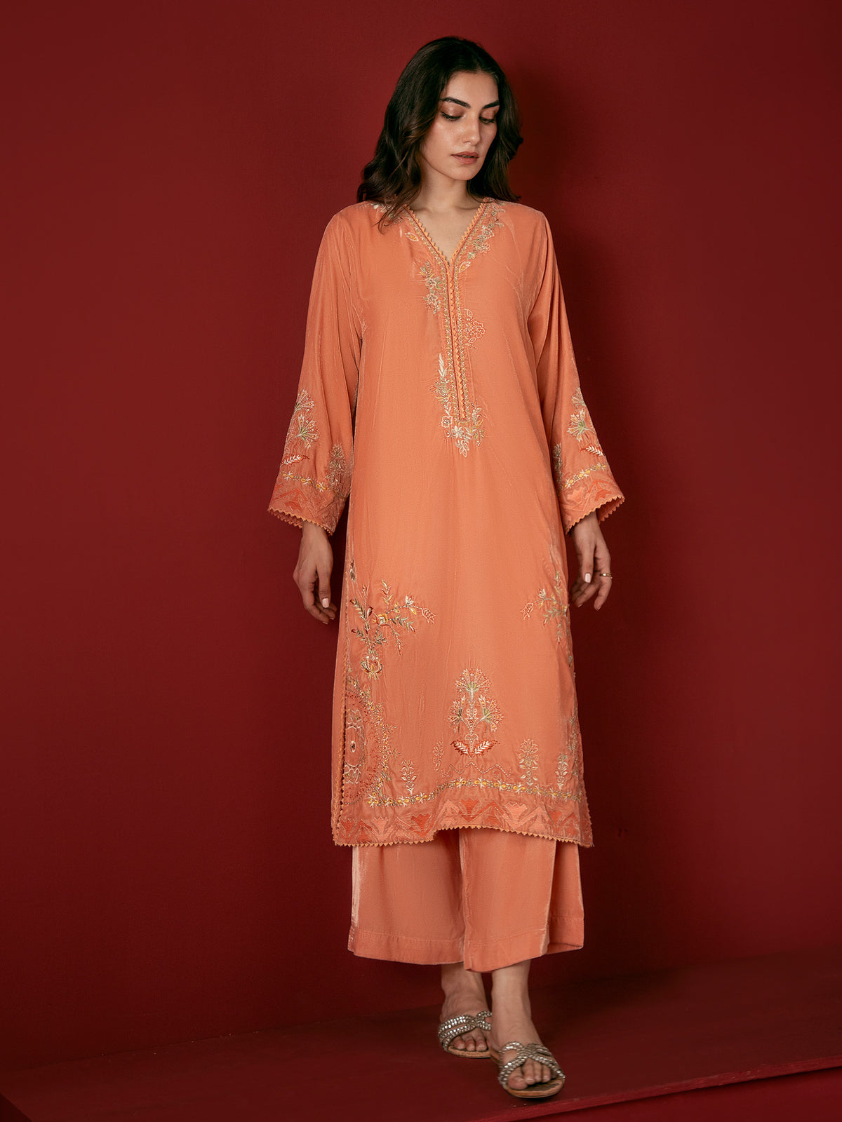 Embroidered Co-ord Set