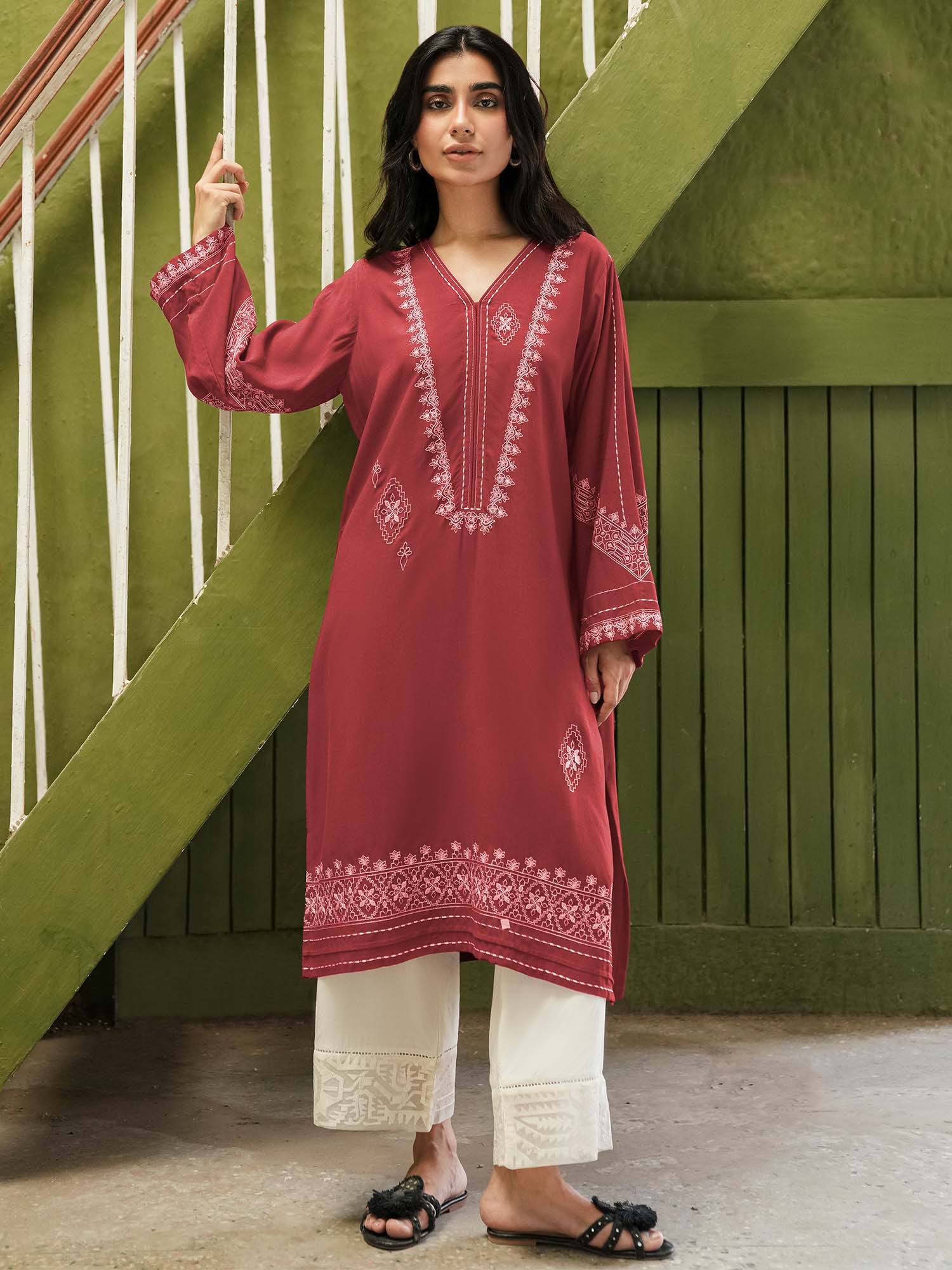 Embroidered Kurta