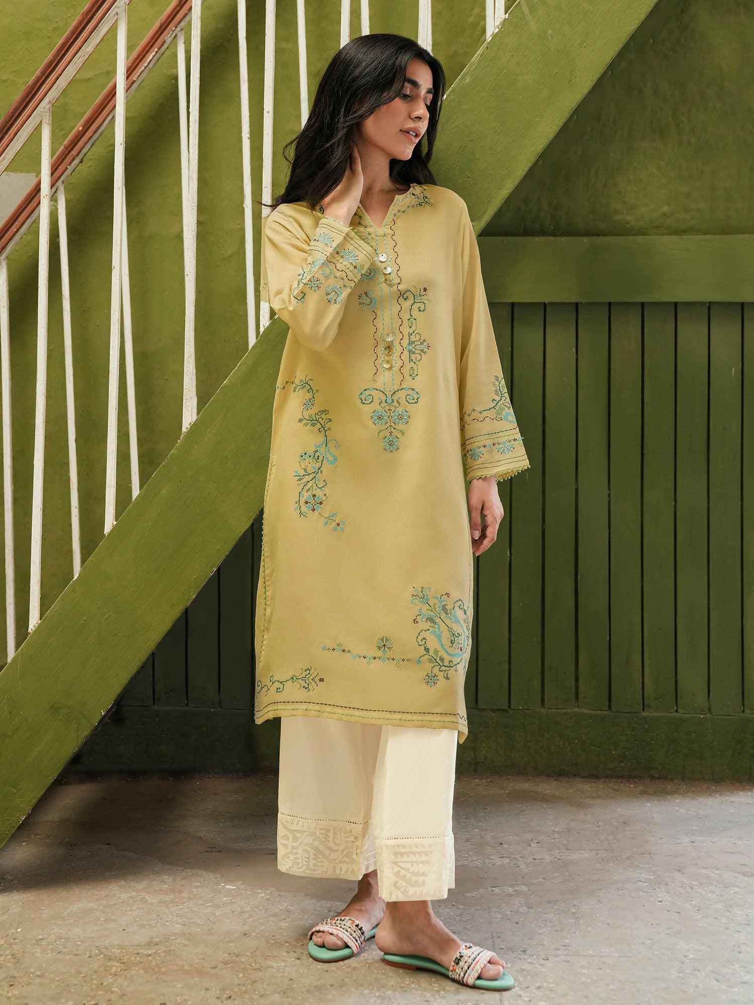 Embroidered Kurta