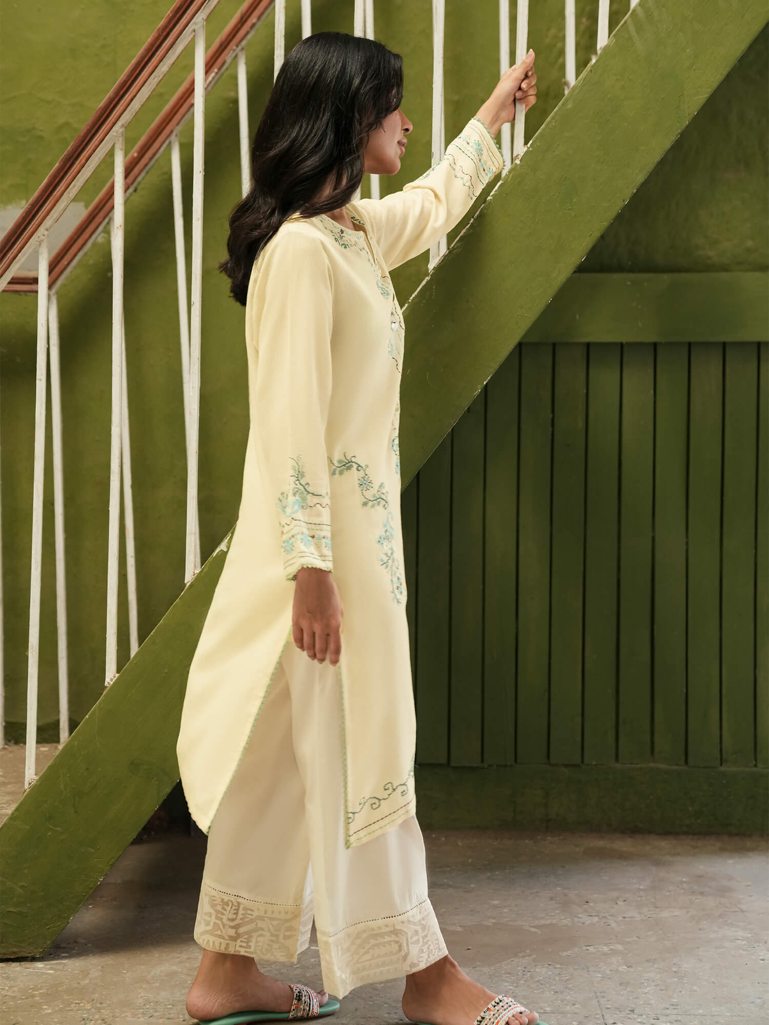 Embroidered Kurta