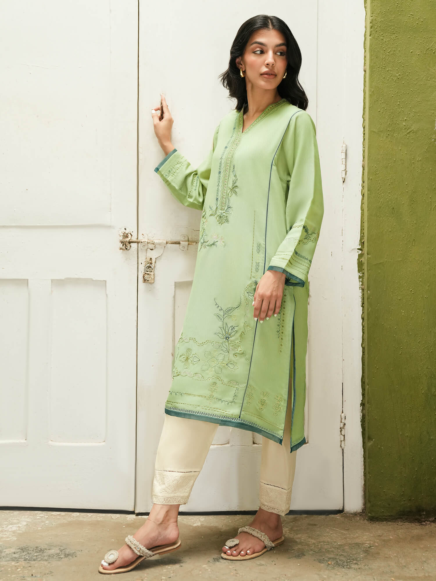 Embroidered Kurta