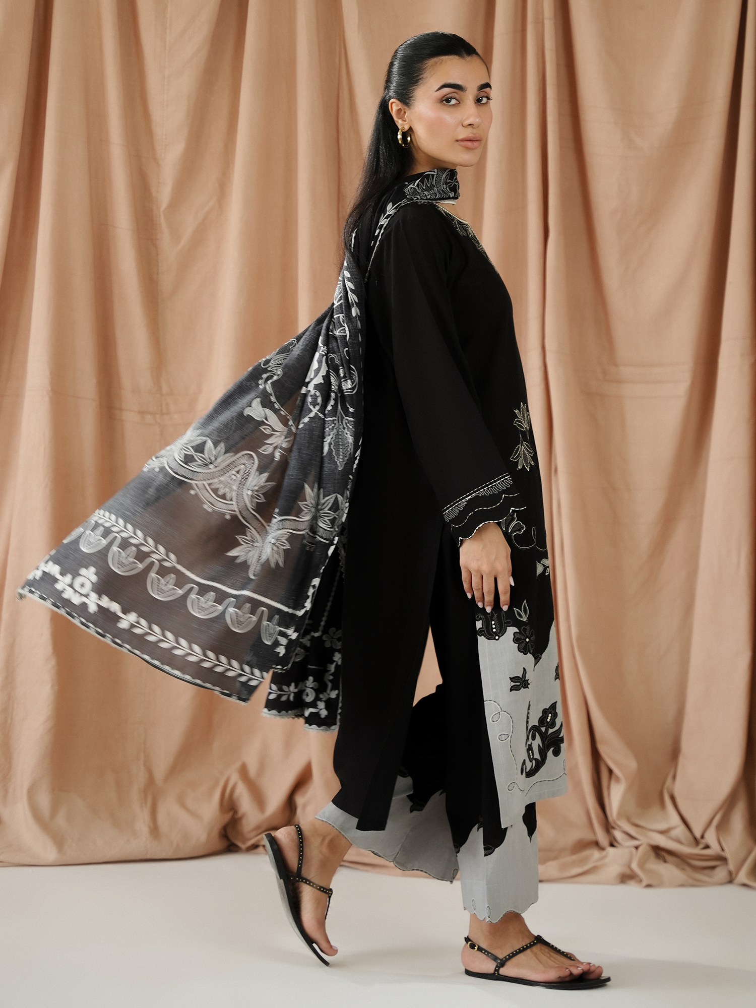 2-Piece Embroidered Set