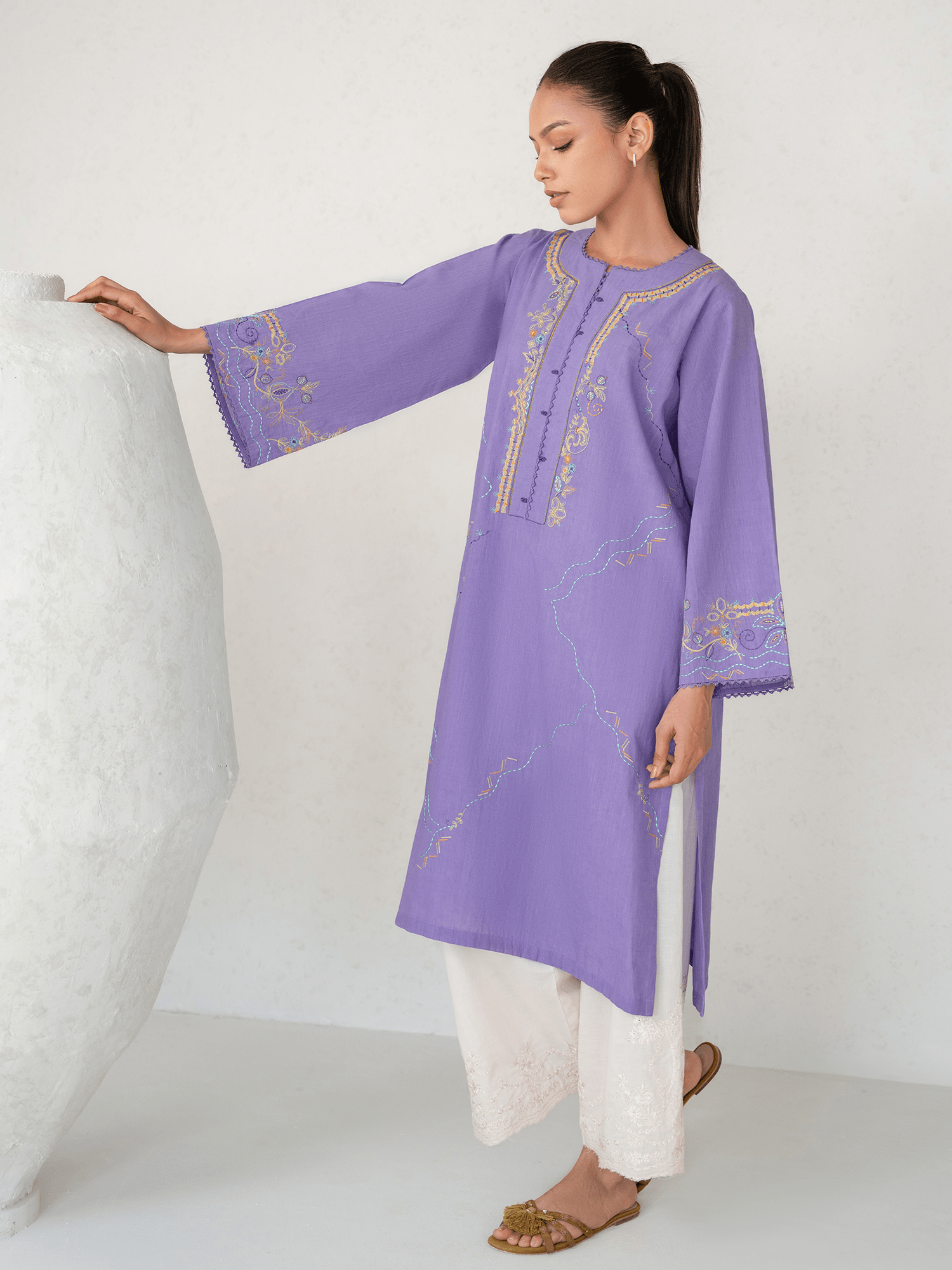 Embroidered Kurta