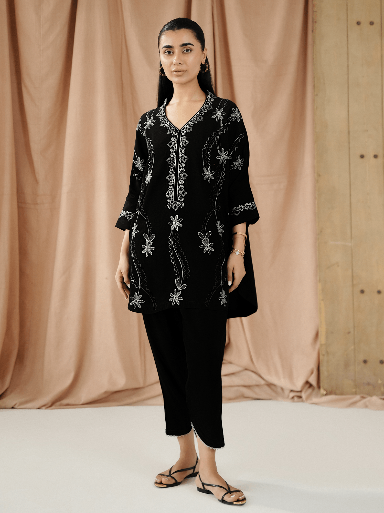 2-Piece Embroidered Set