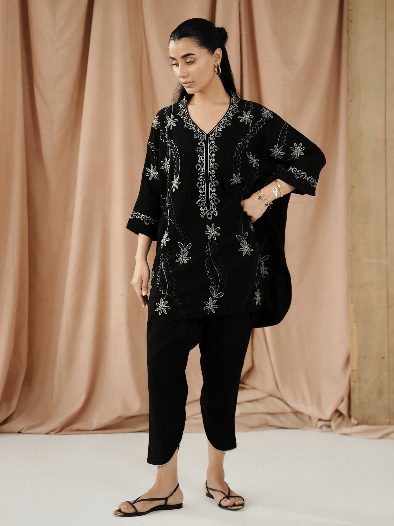 2-Piece Embroidered Set