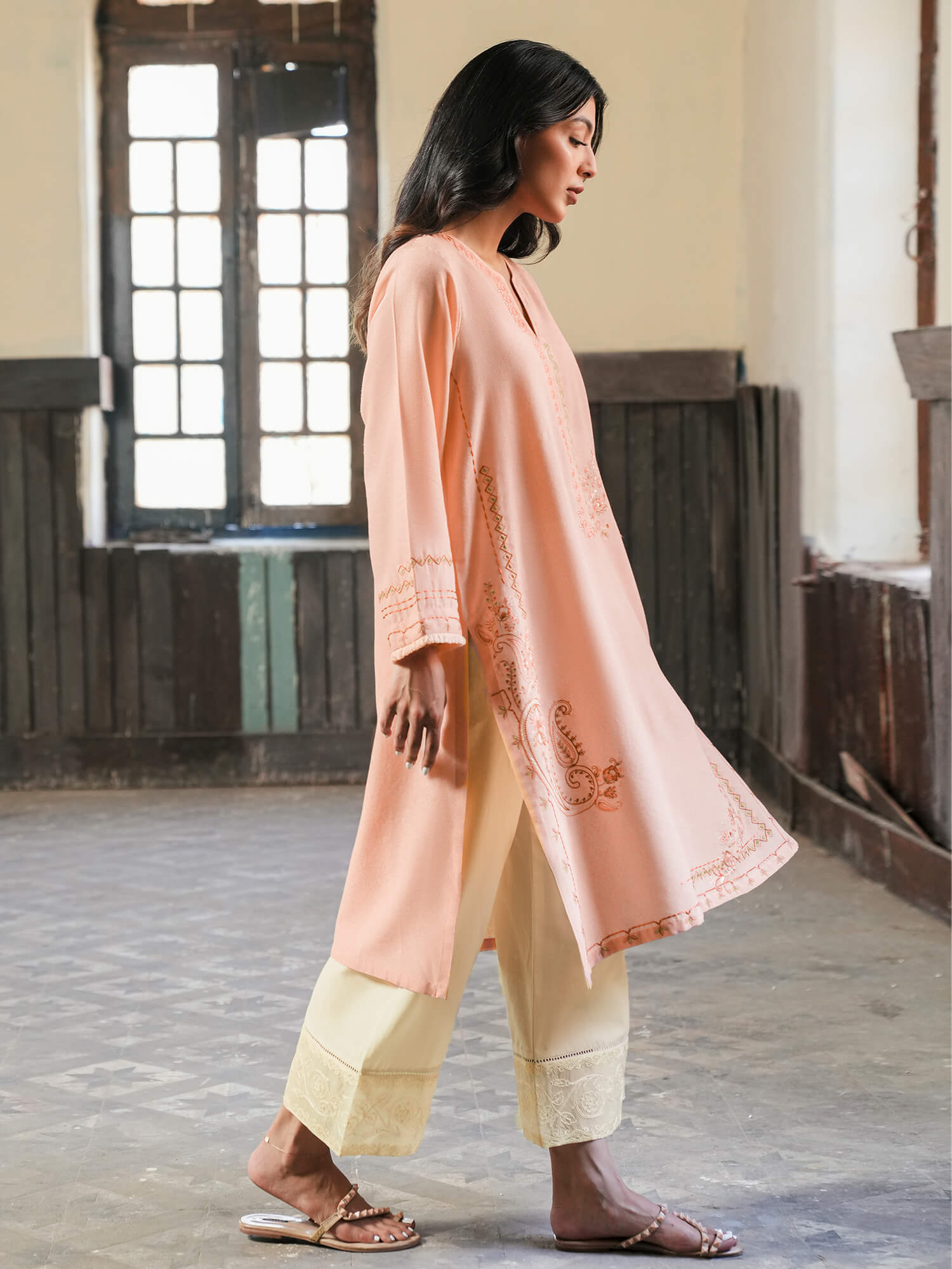 Embroidered Kurta