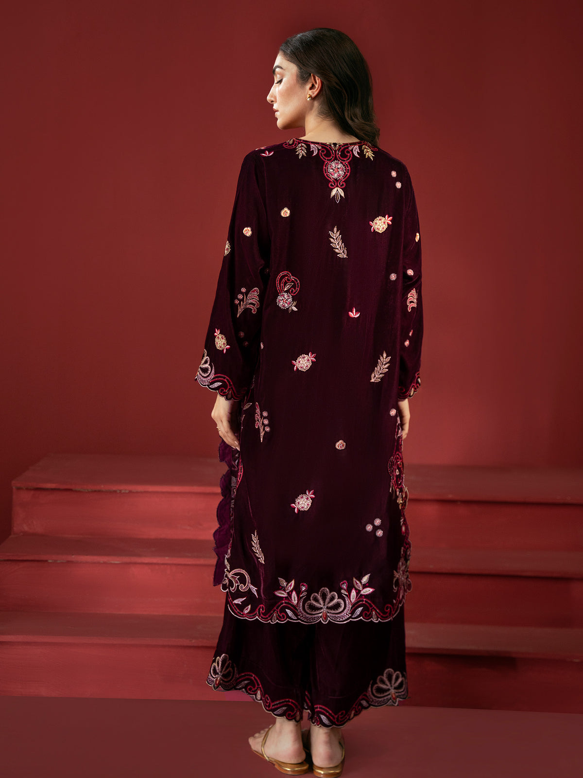 Embroidered Co-ord Set