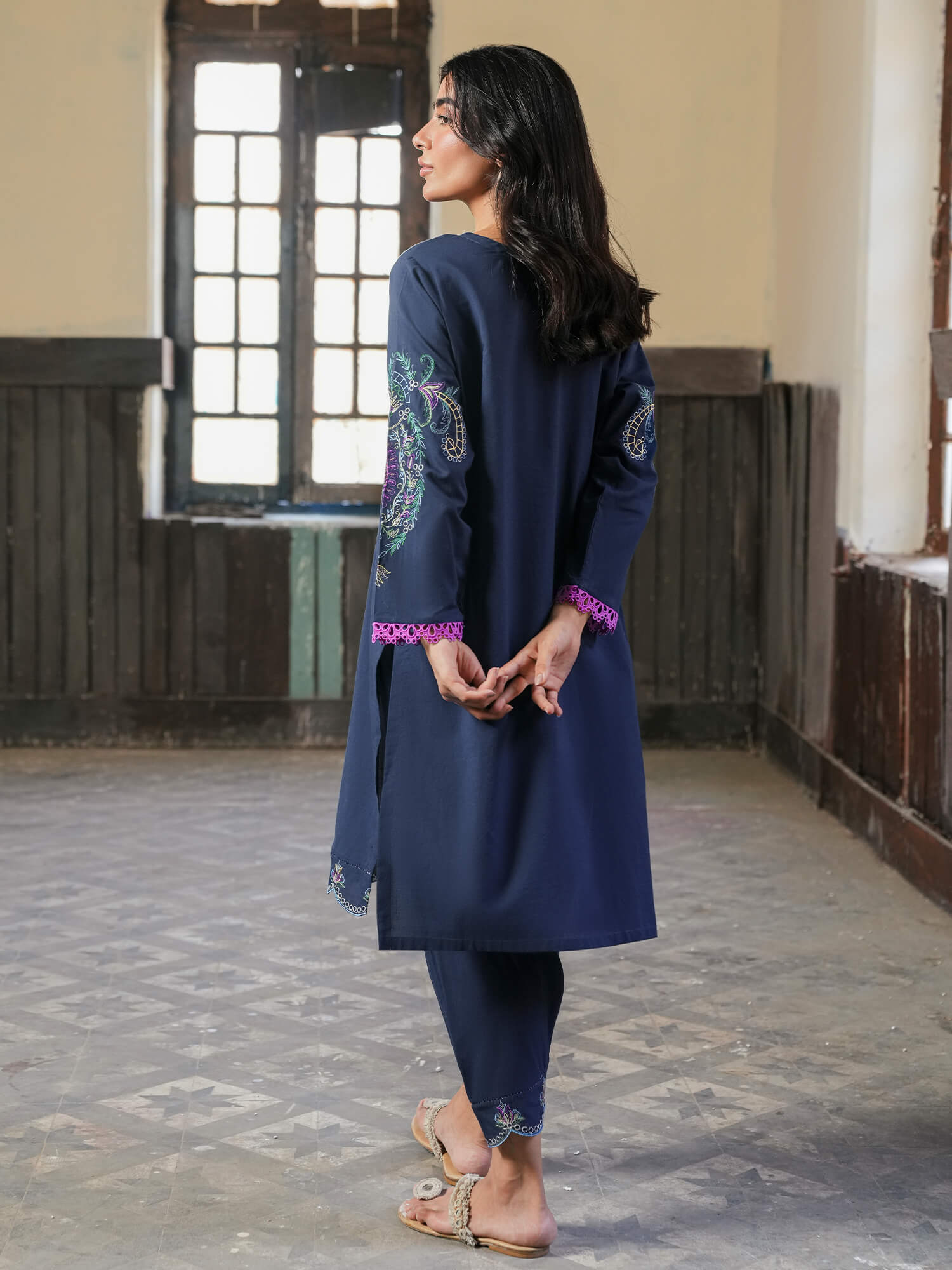 2-Piece Embroidered Set