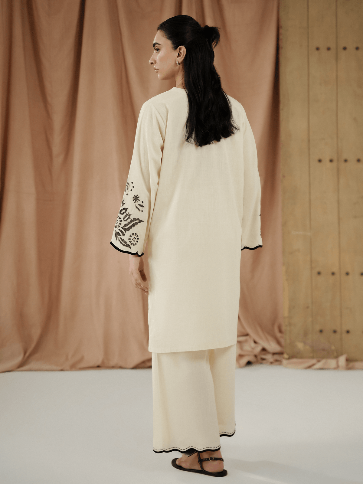 2-Piece Embroidered Set