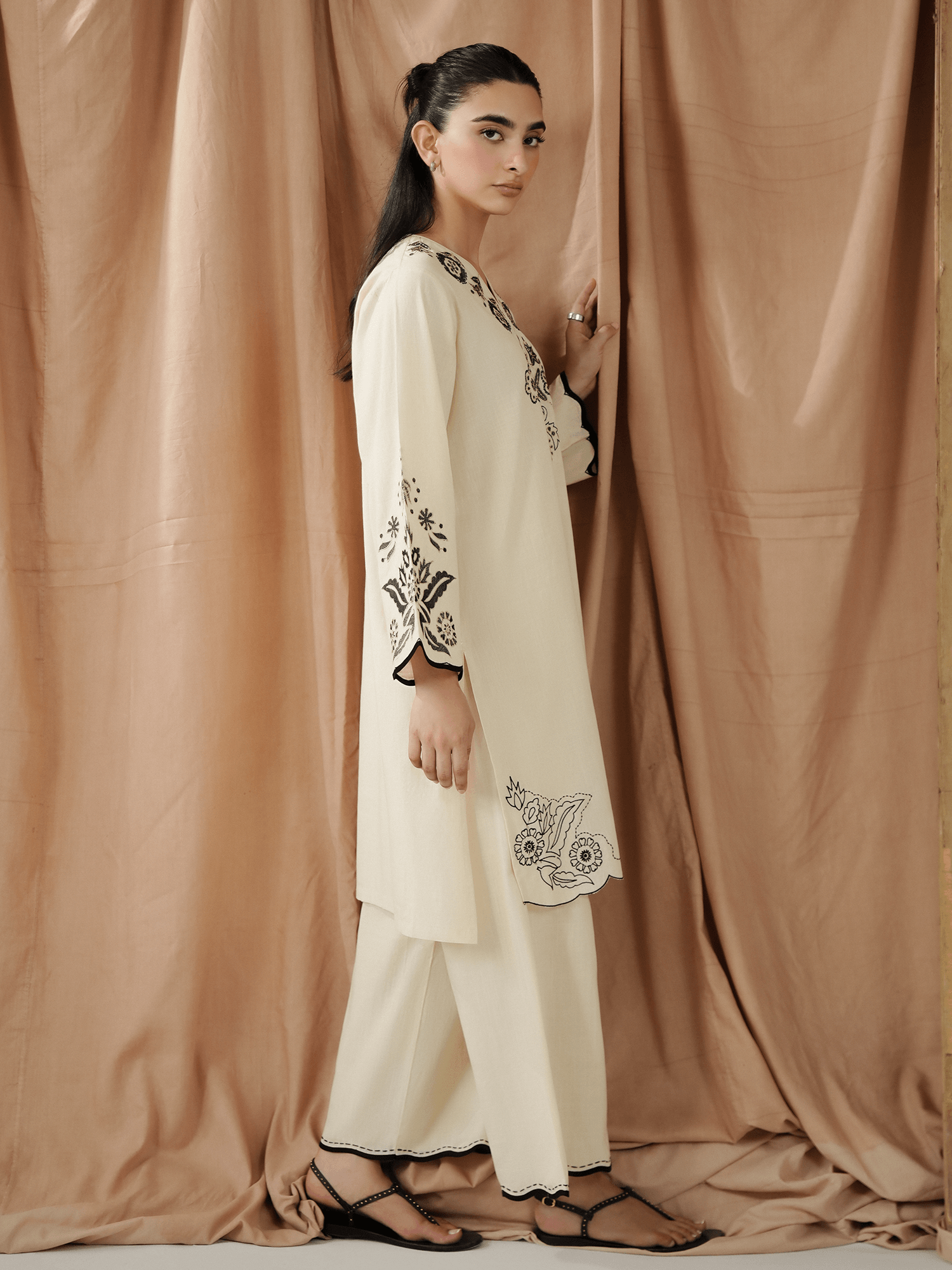2-Piece Embroidered Set