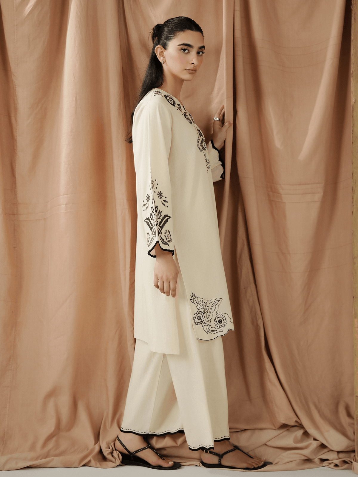 2-Piece Embroidered Set