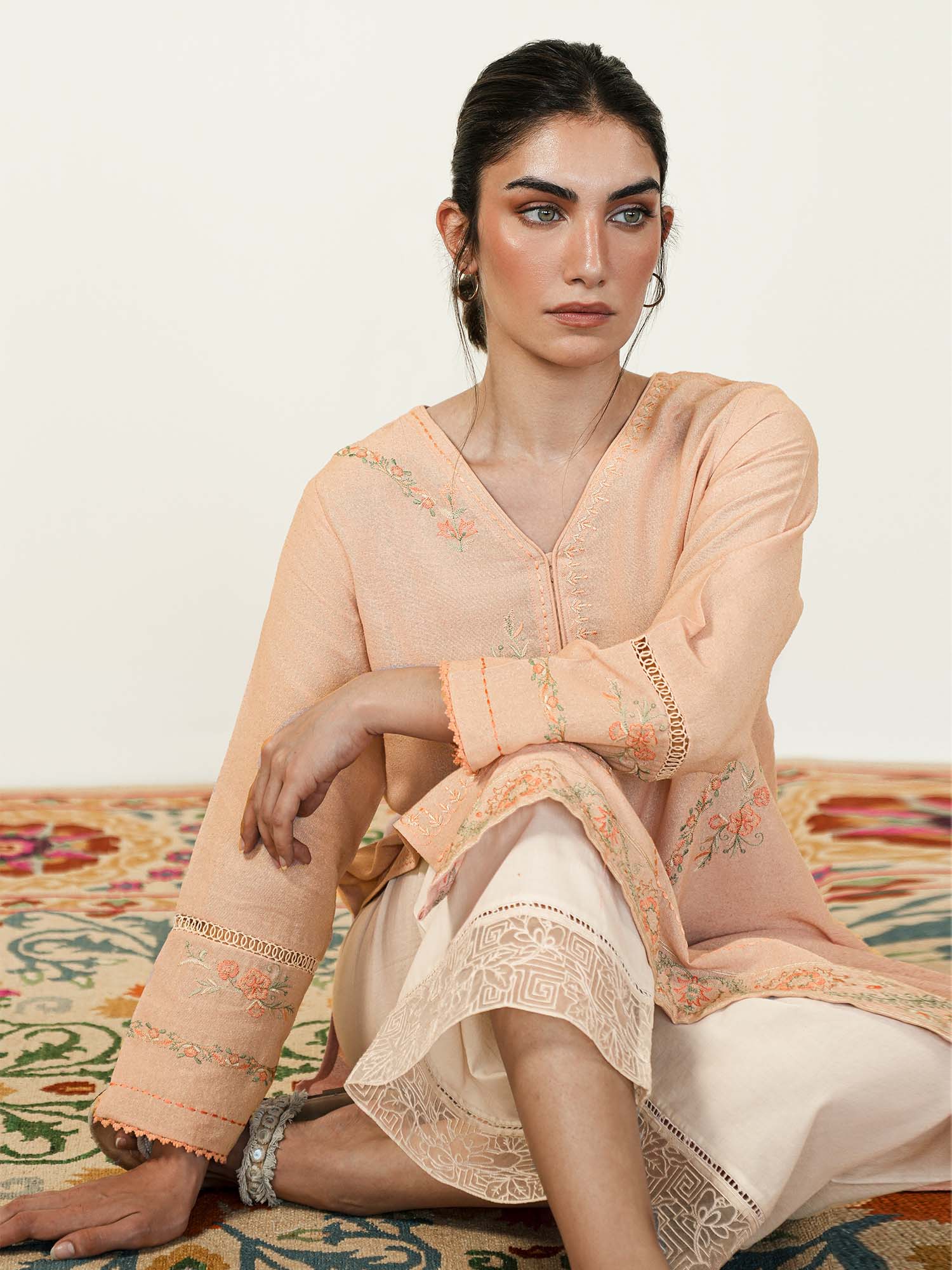 Embroidered Kurta