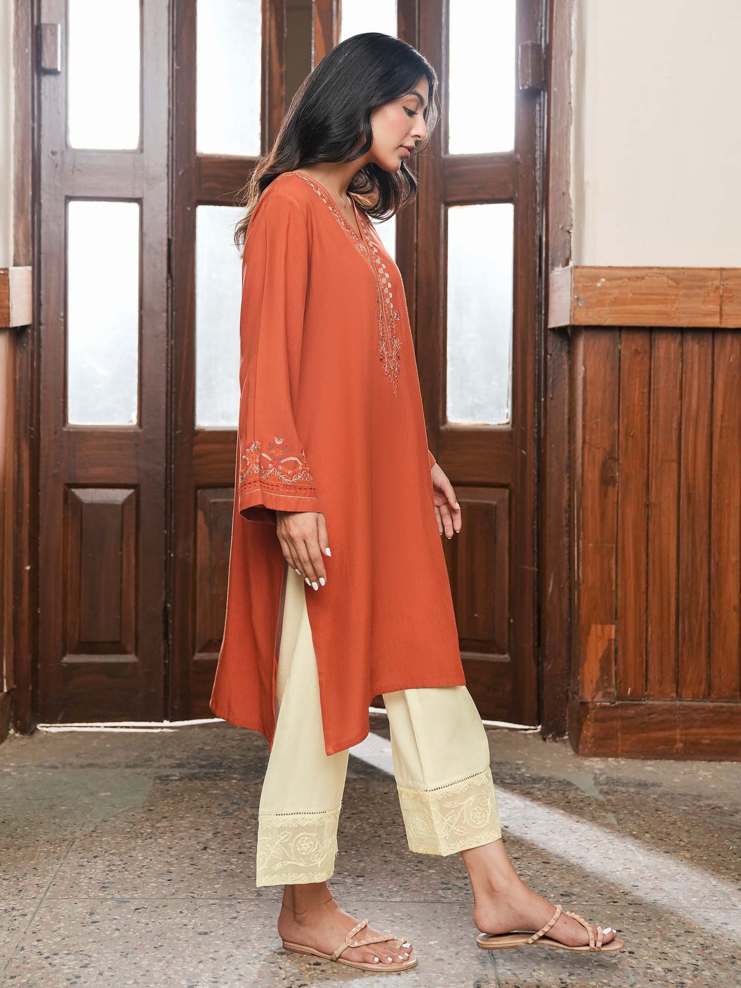 Embroidered Kurta