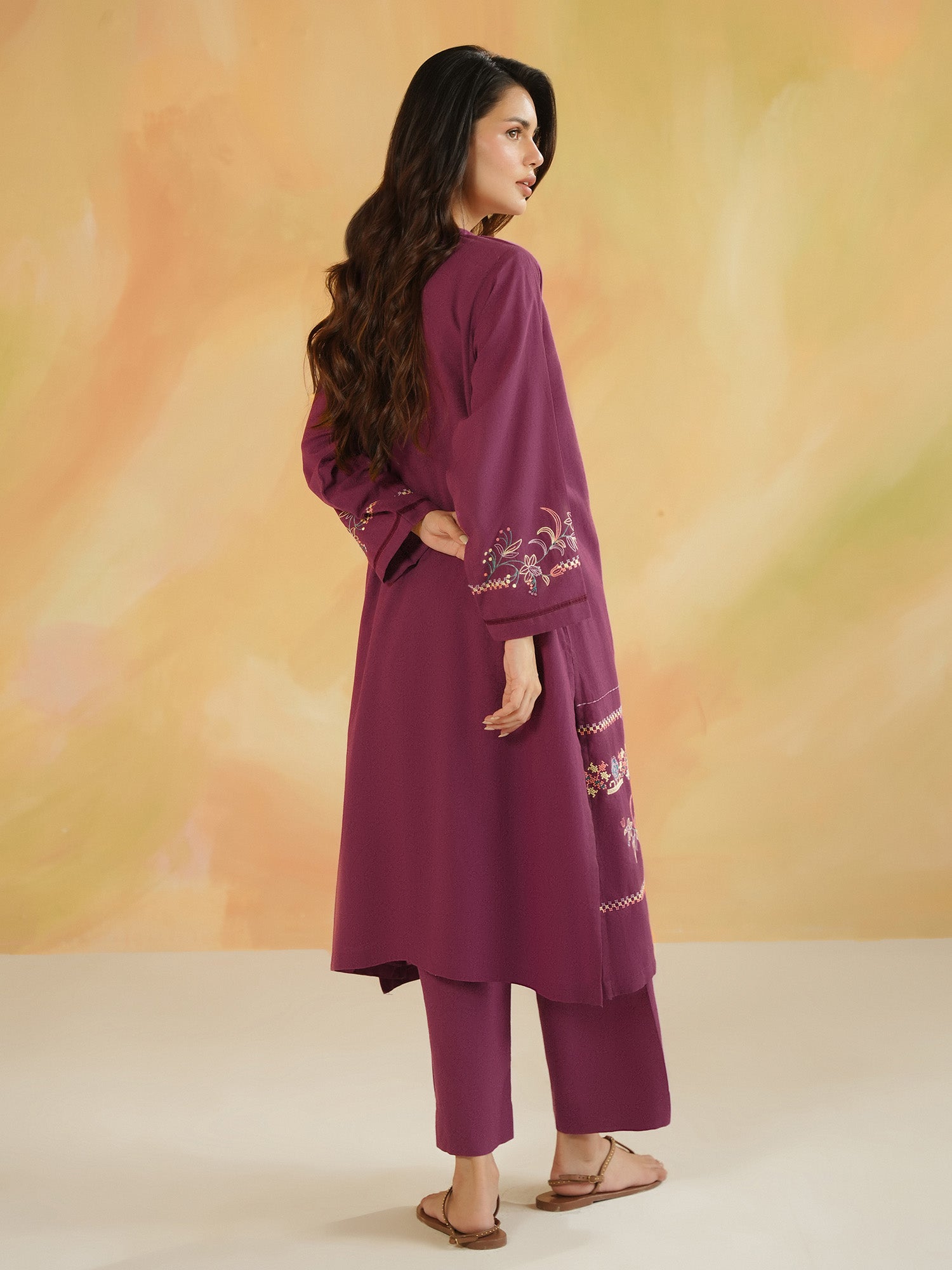 2-Piece Embroidered Set