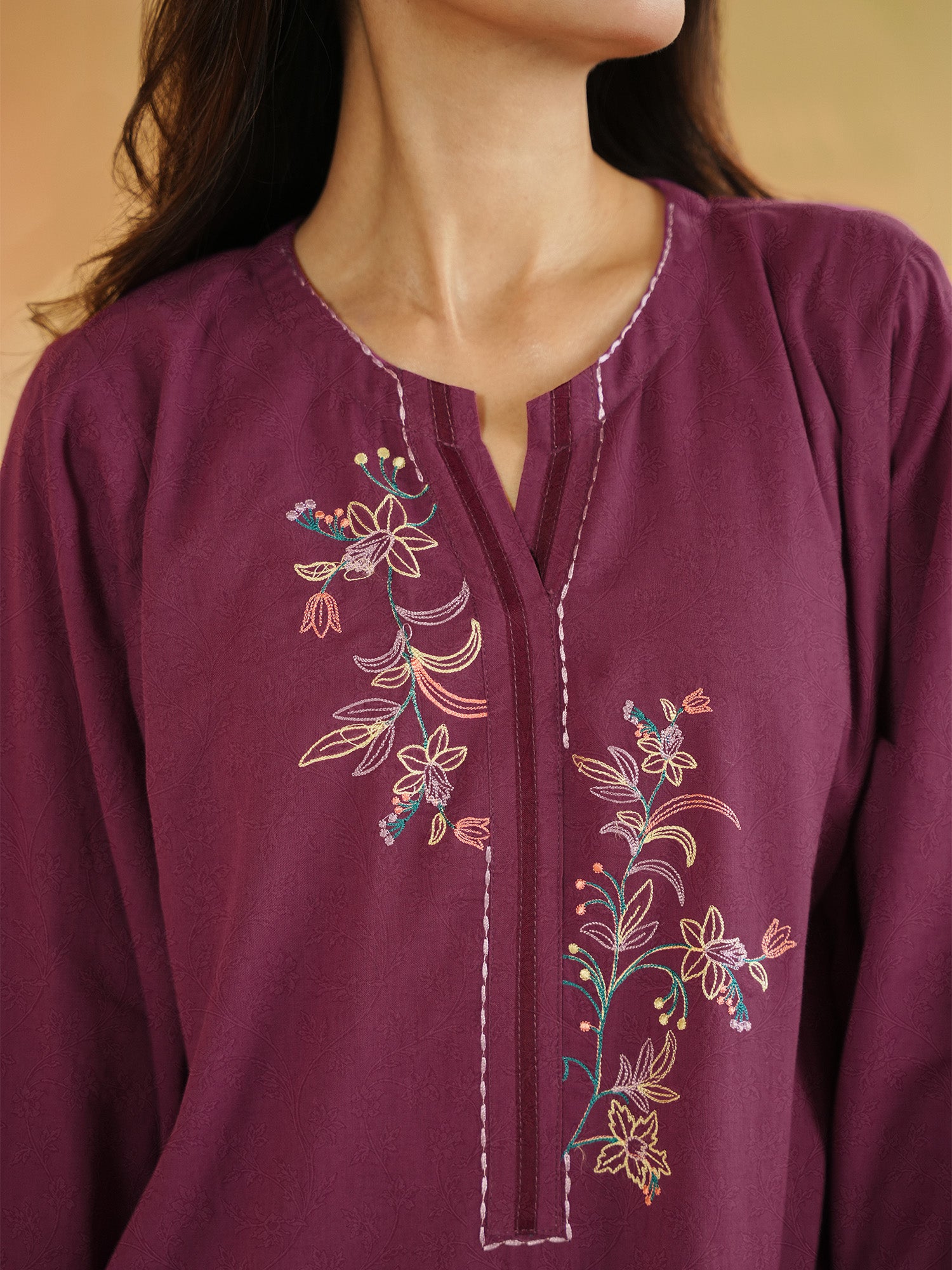 2-Piece Embroidered Set