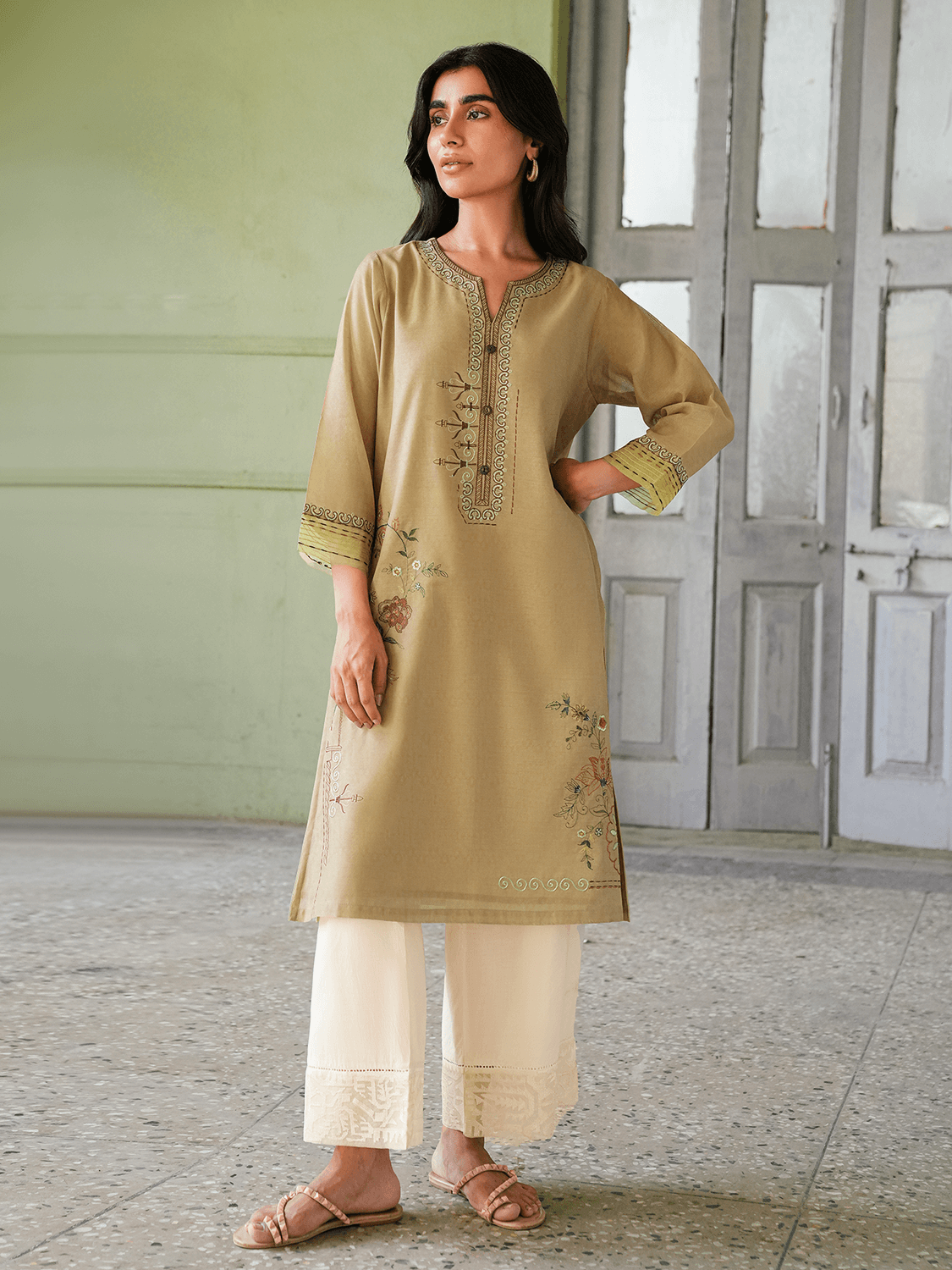 Embroidered Kurta