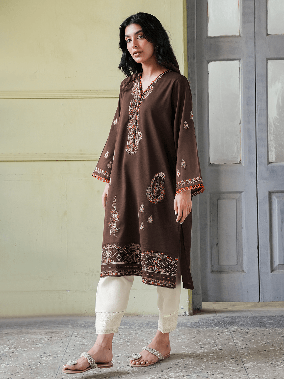 Embroidered Kurta