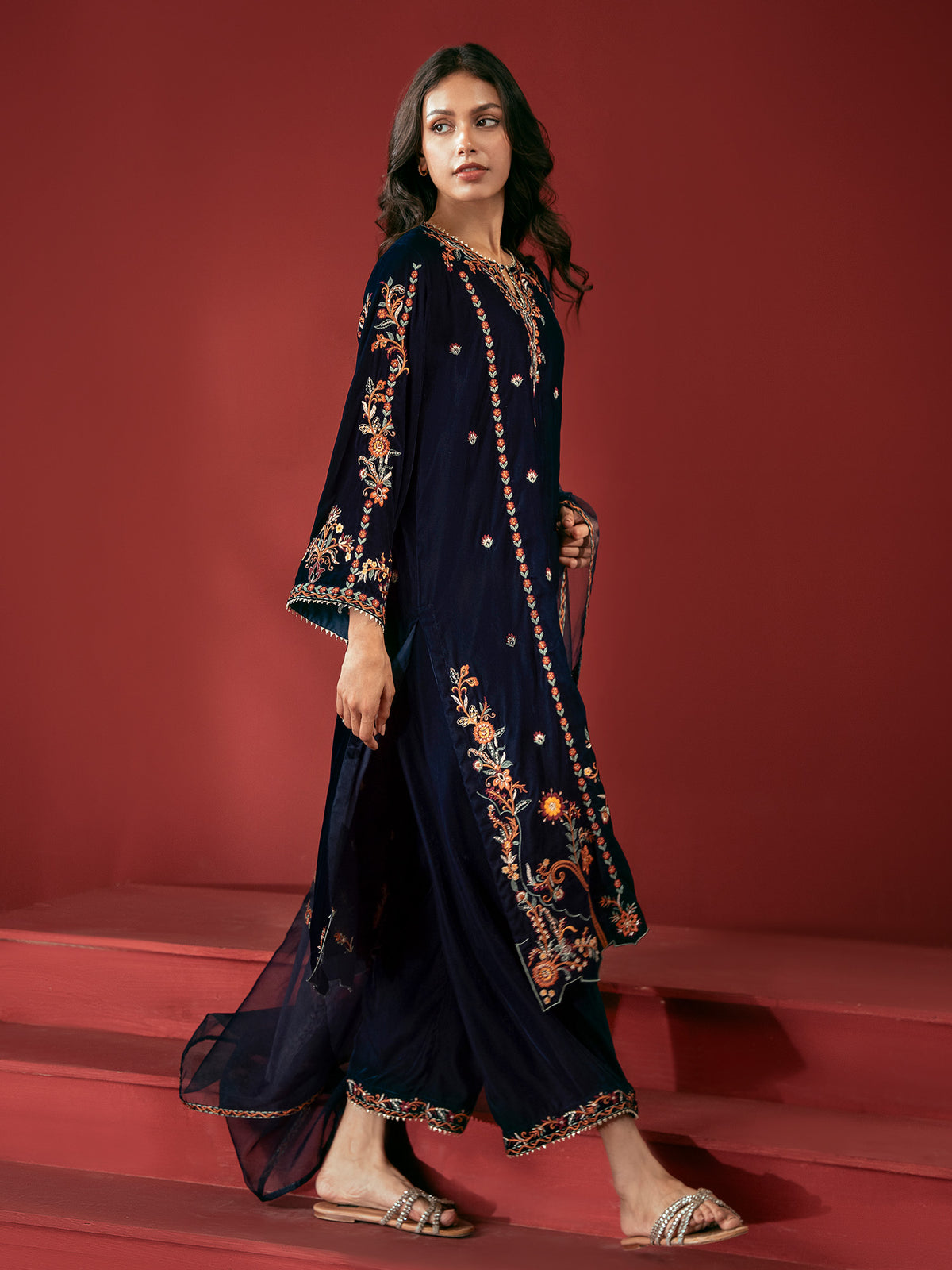 Embroidered Co-ord Set