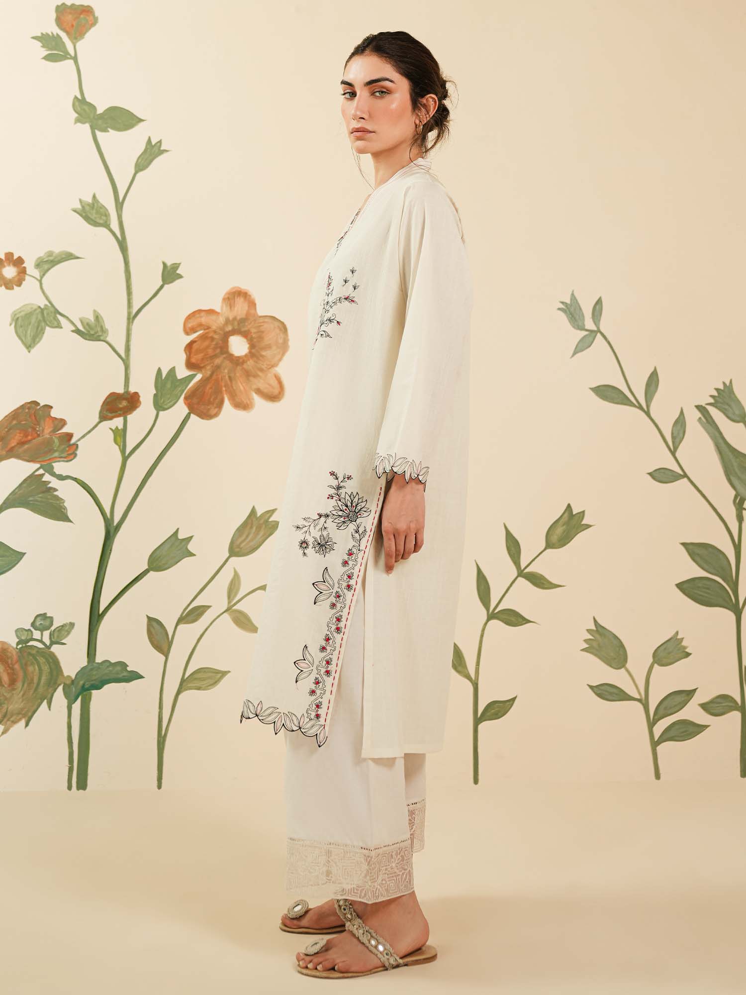 Embroidered Kurta
