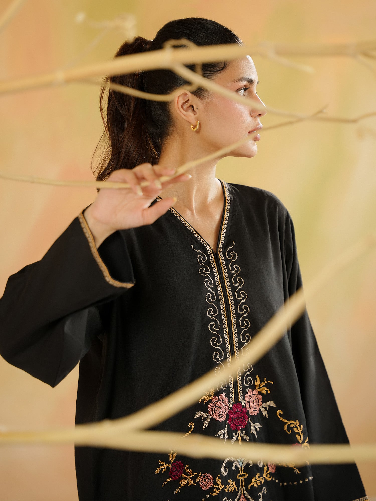 2-Piece Embroidered Set